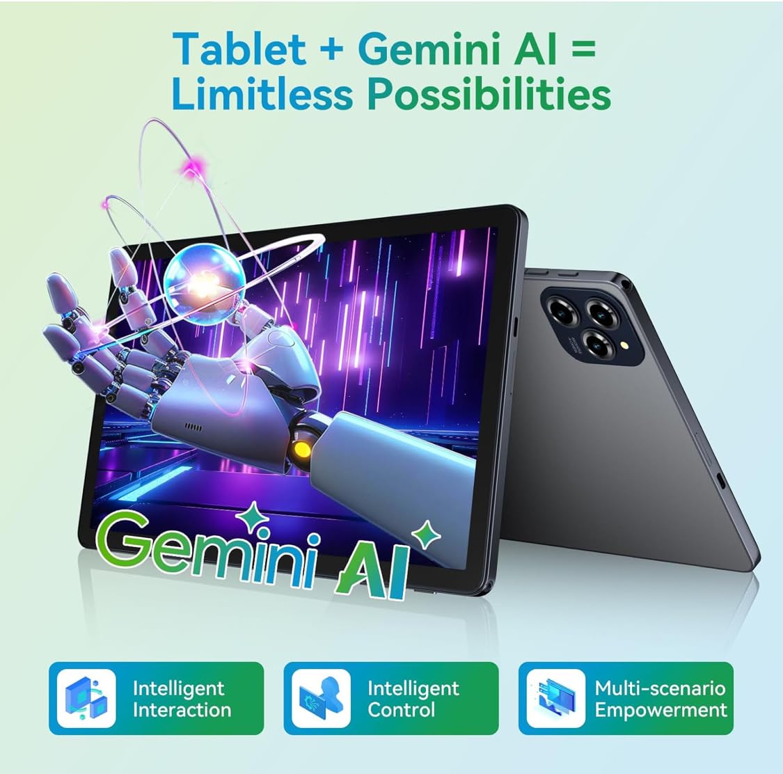 Android 15 Tablet with 11 Inch FHD Display, 24GB RAM 256GB ROM /2TB TF, T615 Octa-Core AI Tablets, 8000mAh/18W Fast Charge, 5G WiFi & 13MP Camera, TÜV Certified Netflix HD for Streaming/Gaming - Customer Photo 2
