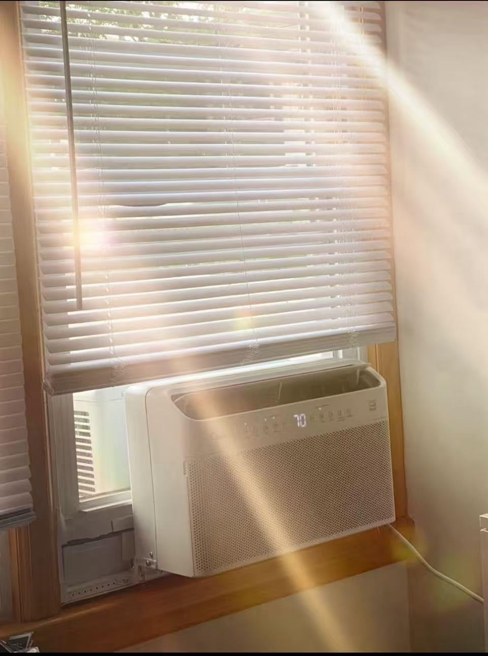 Midea 8,000 BTU U Shaped Smart Inverter Window Air Conditioner - Cools 350 Sq Ft, Ultra Quiet with Open Window Flexibility - Alexa/Google Assistant Compatible - 37% Energy Savings, Remote (Updated) - Customer Photo 2