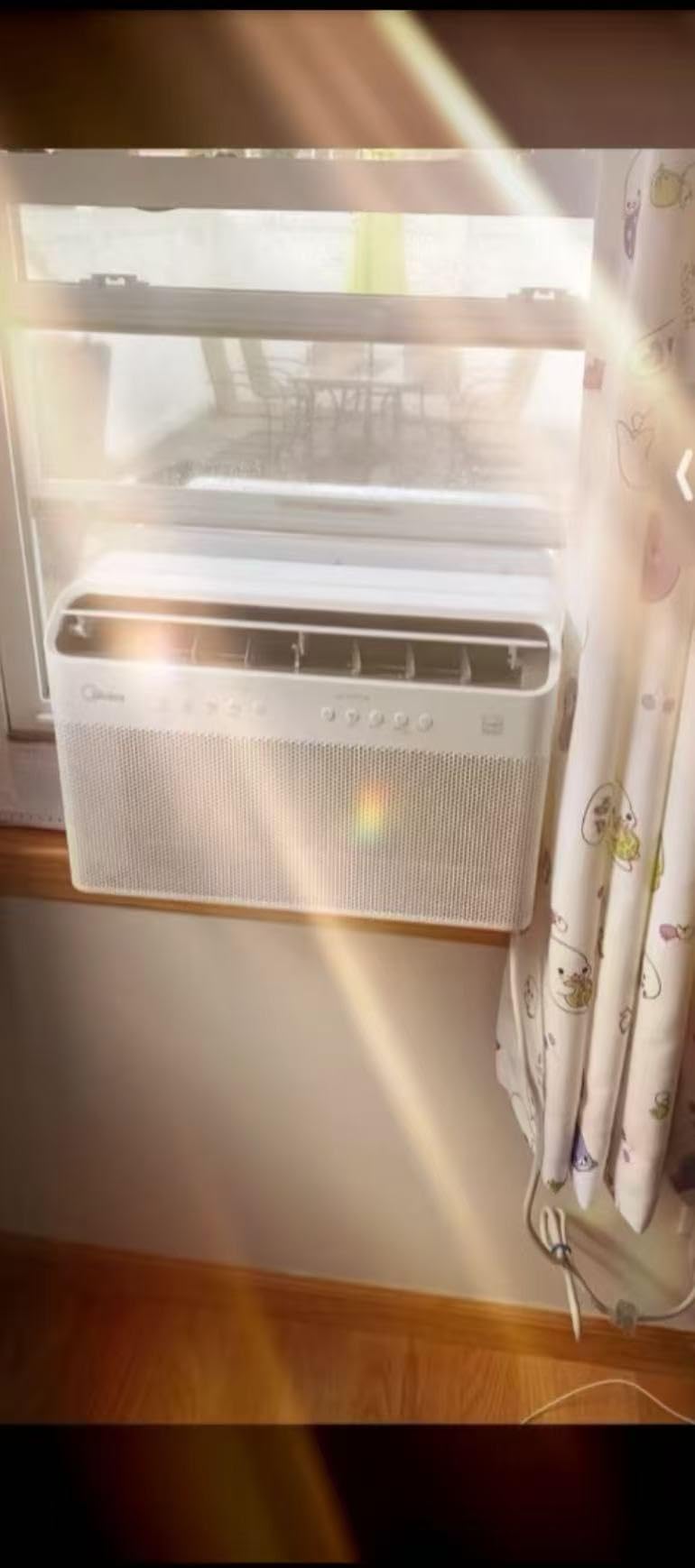 Midea 10,000 BTU U Shaped Smart Inverter Window Air Conditioner - Cools 450 Sq Ft, Ultra Quiet with Open Window Flexibility - Alexa/Google Assistant Compatible - 35% Energy Savings, Remote (Updated) - Customer Photo 1