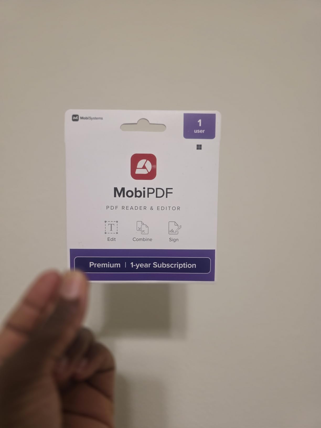MobiPDF Premium - Professional PDF Editor | Edit, Protect, Fill & Sign PDFs | 1 Year Subscription - 1 PC | 50GB Cloud Storage - Customer Photo 1
