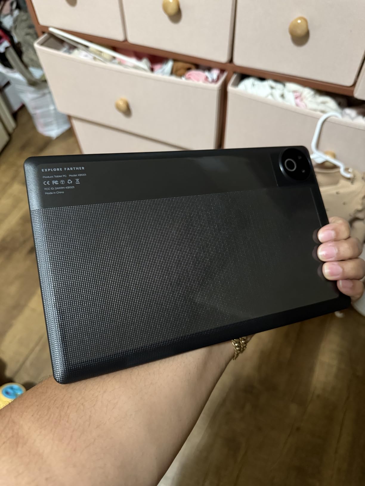 Tablet 10 Inch Android 15 OS GMS Certified Tablets PC 1.8 GHz 5-Core 20 (3+17) GB RAM 64 GB ROM 1 TB Expandable 1280x800 HD IPS Touch Screen 5000 mAh WiFi 6 Bluetooth 5.4 Dual Camera 2025 (Black) - Customer Photo 2