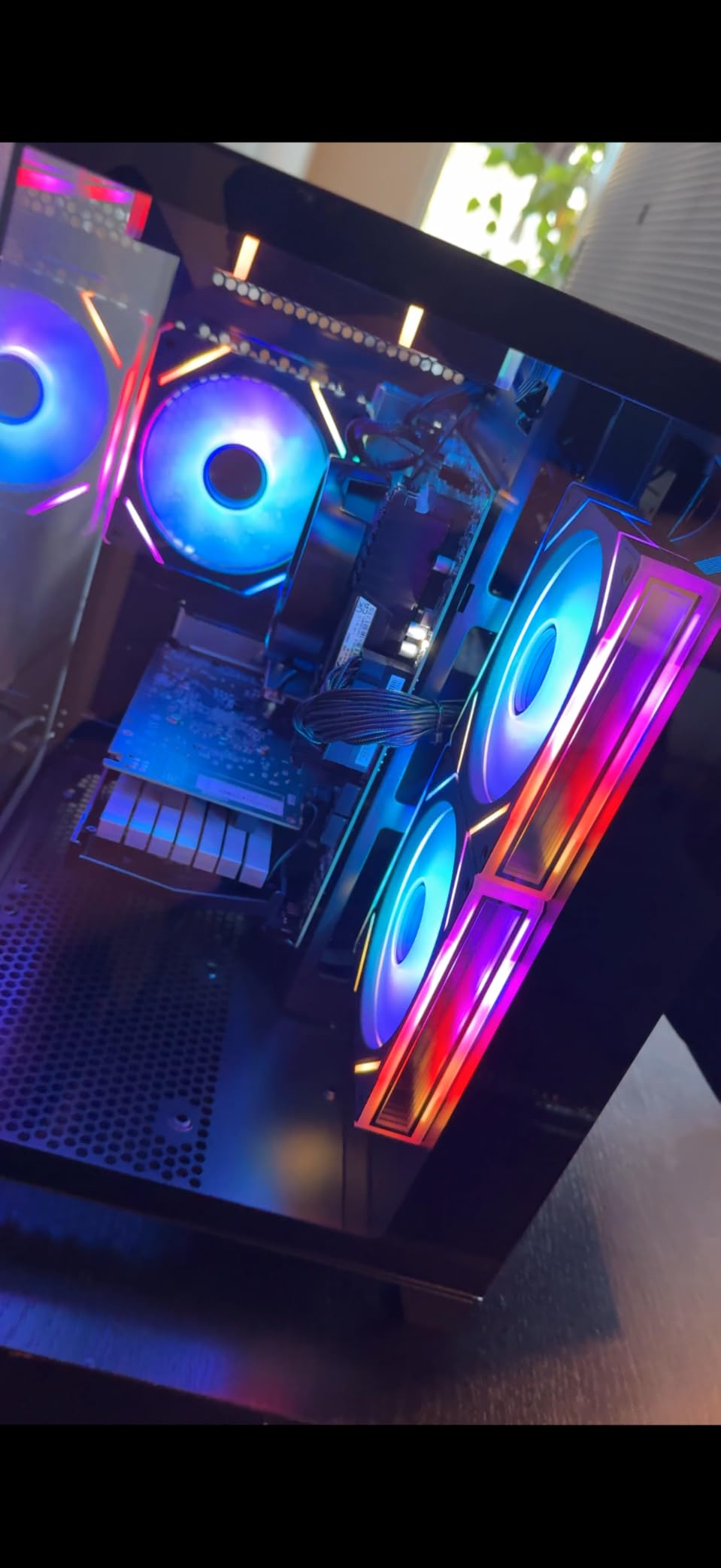 Gaming Desktop Computer PC,AMD Ryzen 5 5600,RTX3050 6GB,32GB RAM and 1TB M.2 NVMe PCle4.0,ARGB Fan,WiFi,Game Design Office Console,Sea View Room,Prebuilt Gaming PC Tower - Customer Photo 1