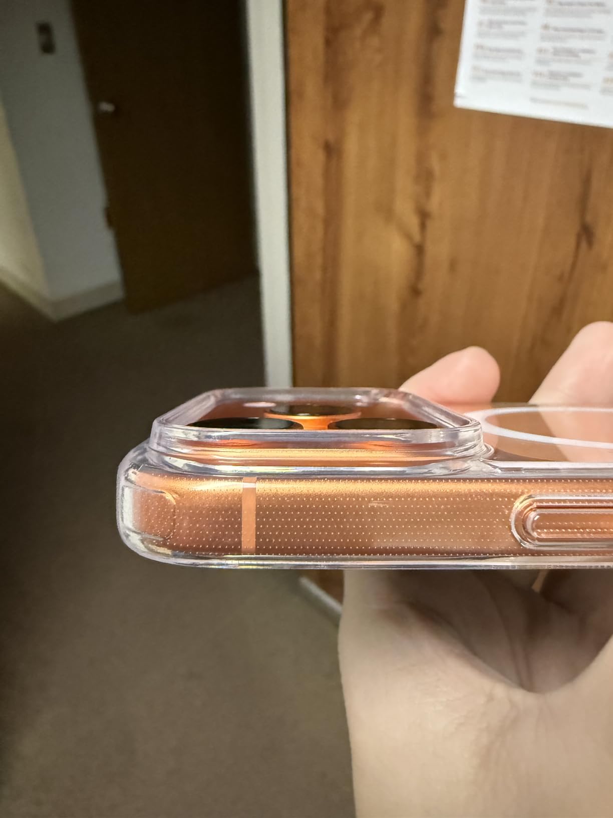 Temdan for iPhone 17 Case Clear with Screen Protector, Compatible with Magsafe, Anti-Yellowing, Military-Grade Protection, Shockproof Slim Magnetic Phone Case Cover, Transparent - Customer Photo 4