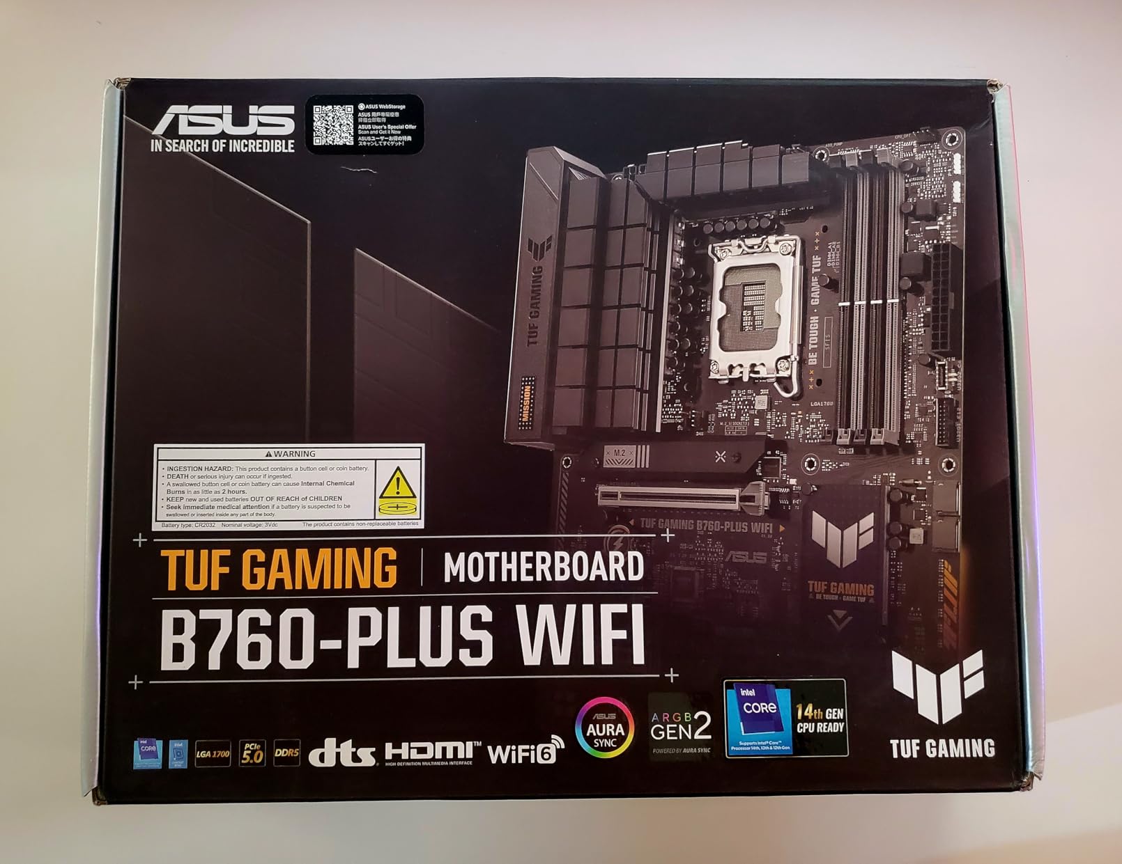 ASUS Prime B760M-A-CSM Intel B760 (LGA 1700) mATX CSM Commercial Motherboard PCIe 4.0, DDR5, 2X M.2, 2.5Gb LAN, DP, 2X HDMI™, SATA 6 Gbps, USB 3.2 Type-C, Aura Sync, ASUS Control Center Express - Customer Photo 1