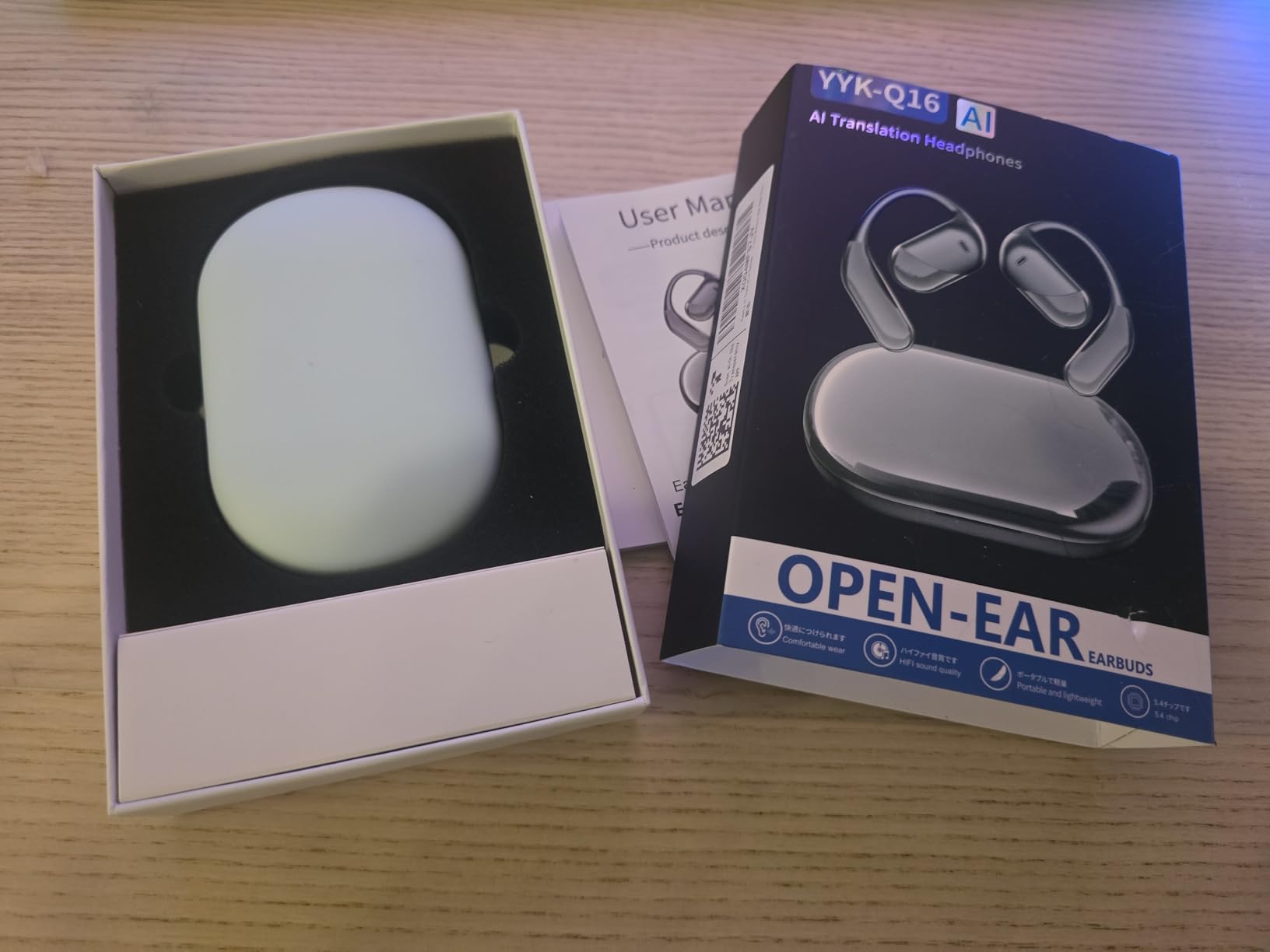 Translation Earbuds Real Time - AI 144 Language Translator Earbuds, Audifonos Traductores Inglés Español, 3-in-1 Translating Device, Translate Ear Buds for Travel Learning with Charging Cradle - Customer Photo 1