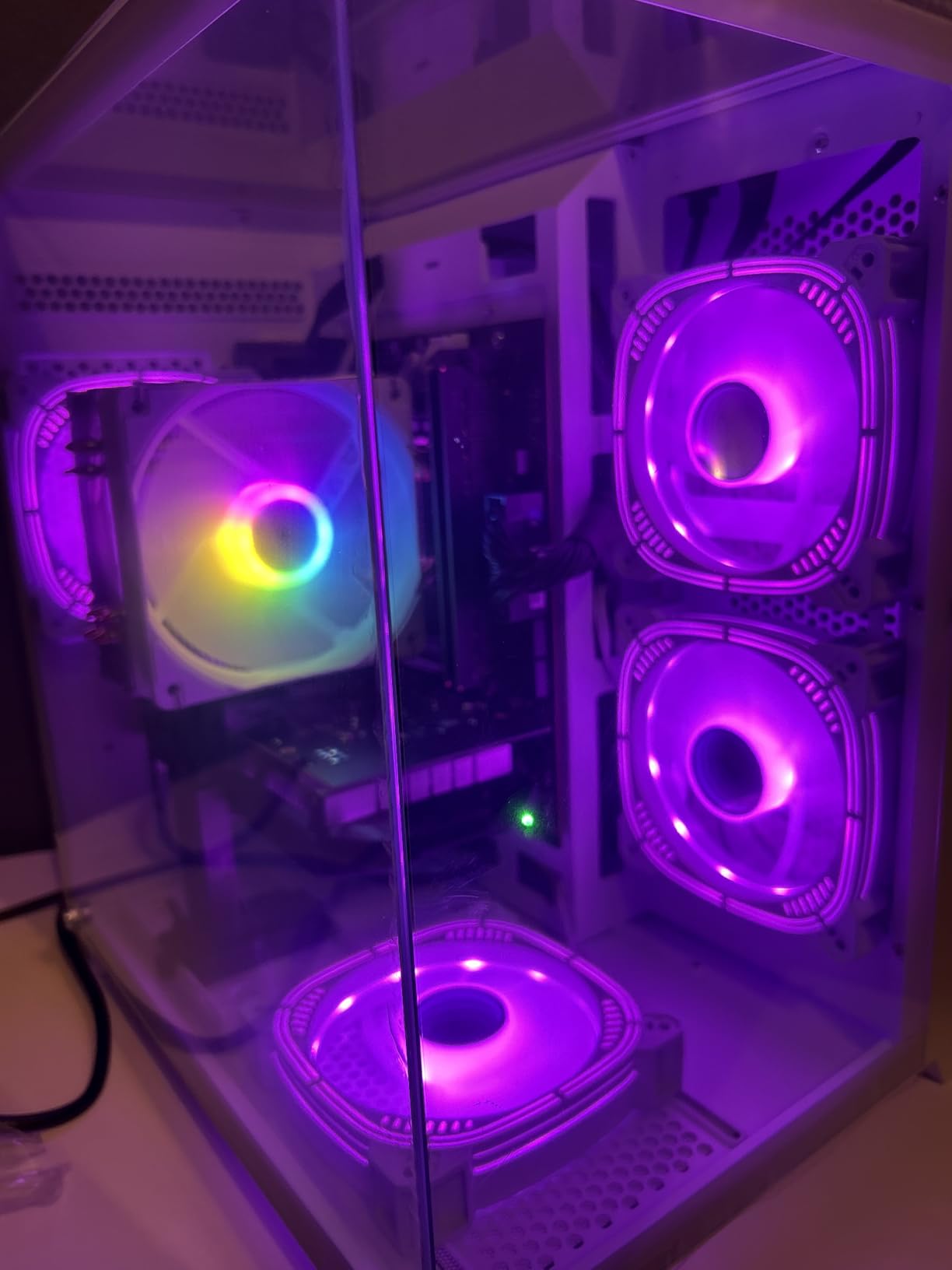 LXZ Gaming PC Desktop Ryzen 7 8700F | 32GB DDR5 RAM | GeForce RTX 5060 8GB | High-Performance Gaming & Design Computer, Black Tower PC - Customer Photo 1