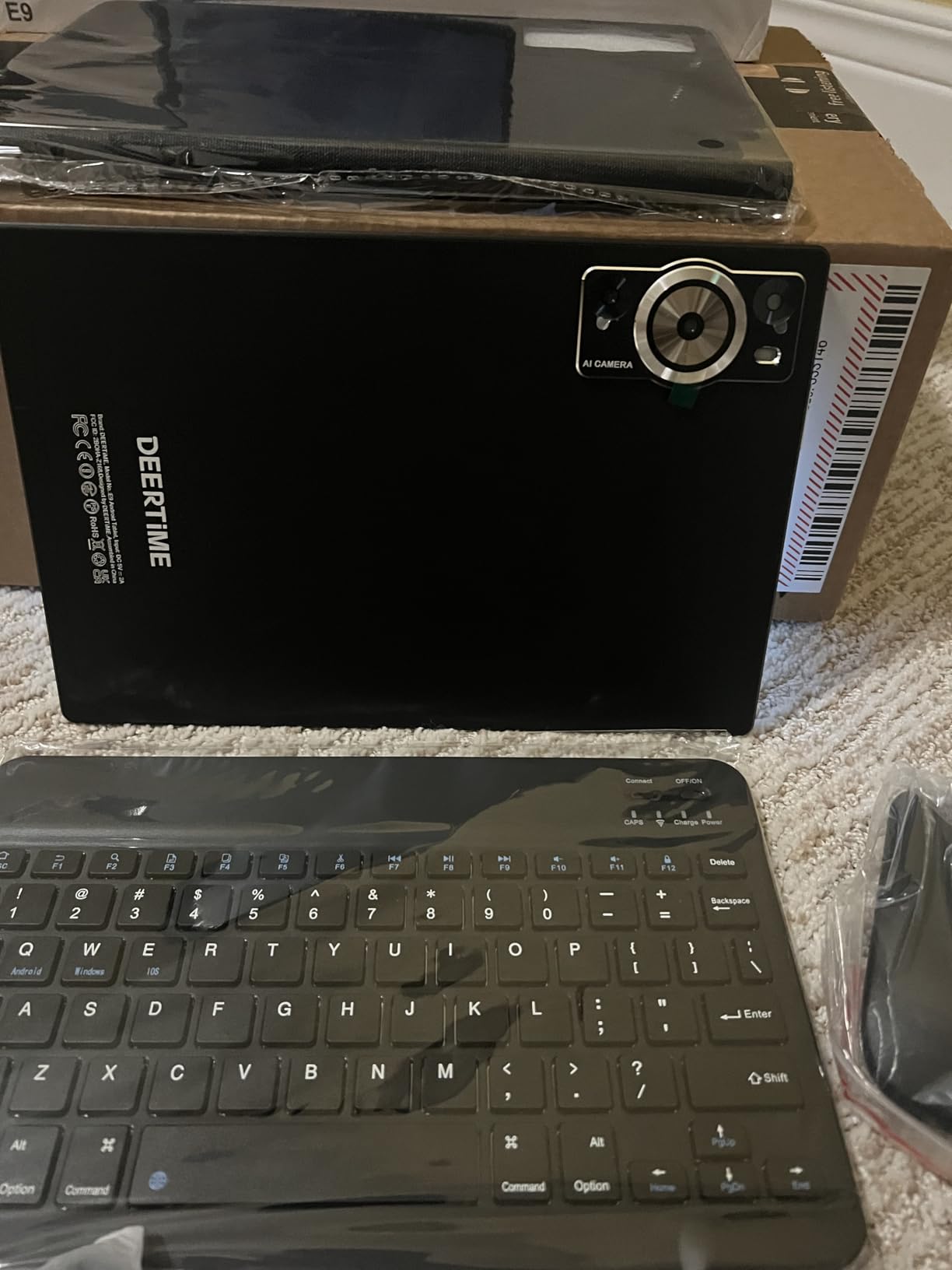 Android 15 Tablet 30GB RAM 128GB ROM 1TB TF, 2025 Electronics Tablets 10.1 Inch 8000mAh with Keyboard Mouse, 2.0GHz, 5G WiFi, BT 5.0, GMS Certified, Incell Display, Gemini AI - Rose Gold/Pink - Customer Photo 3