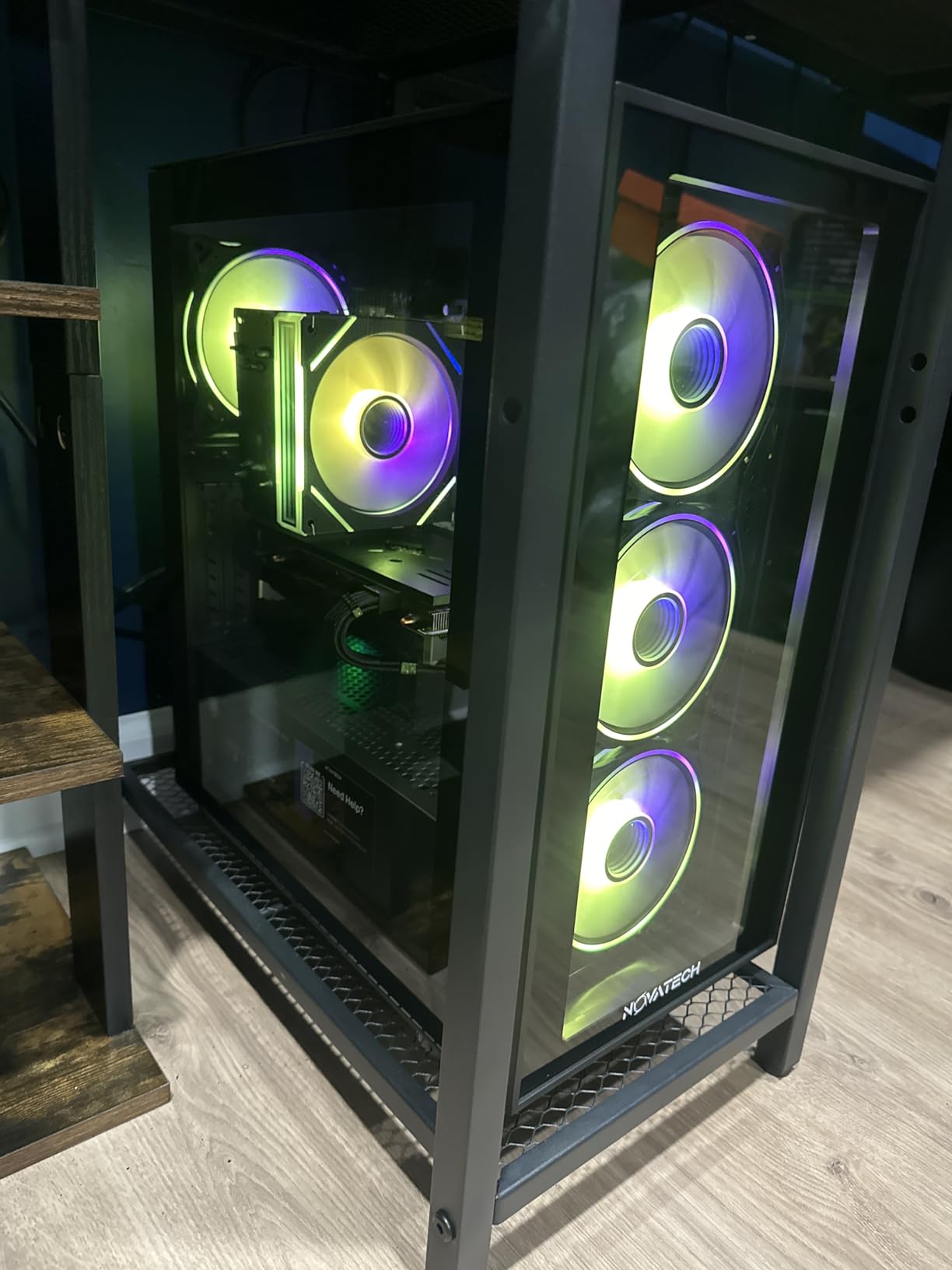 NOVATECH Titan Pro - Prebuilt Gaming PC Desktop Computer - RTX 5060 - Ryzen 5-4.2GHz - 32GB RAM - 1TB M.2 SSD WiFi/BT, Win 11 - Gaming Computer Tower - Pre Built PC Gaming - 1 Year Warranty - Customer Photo 1
