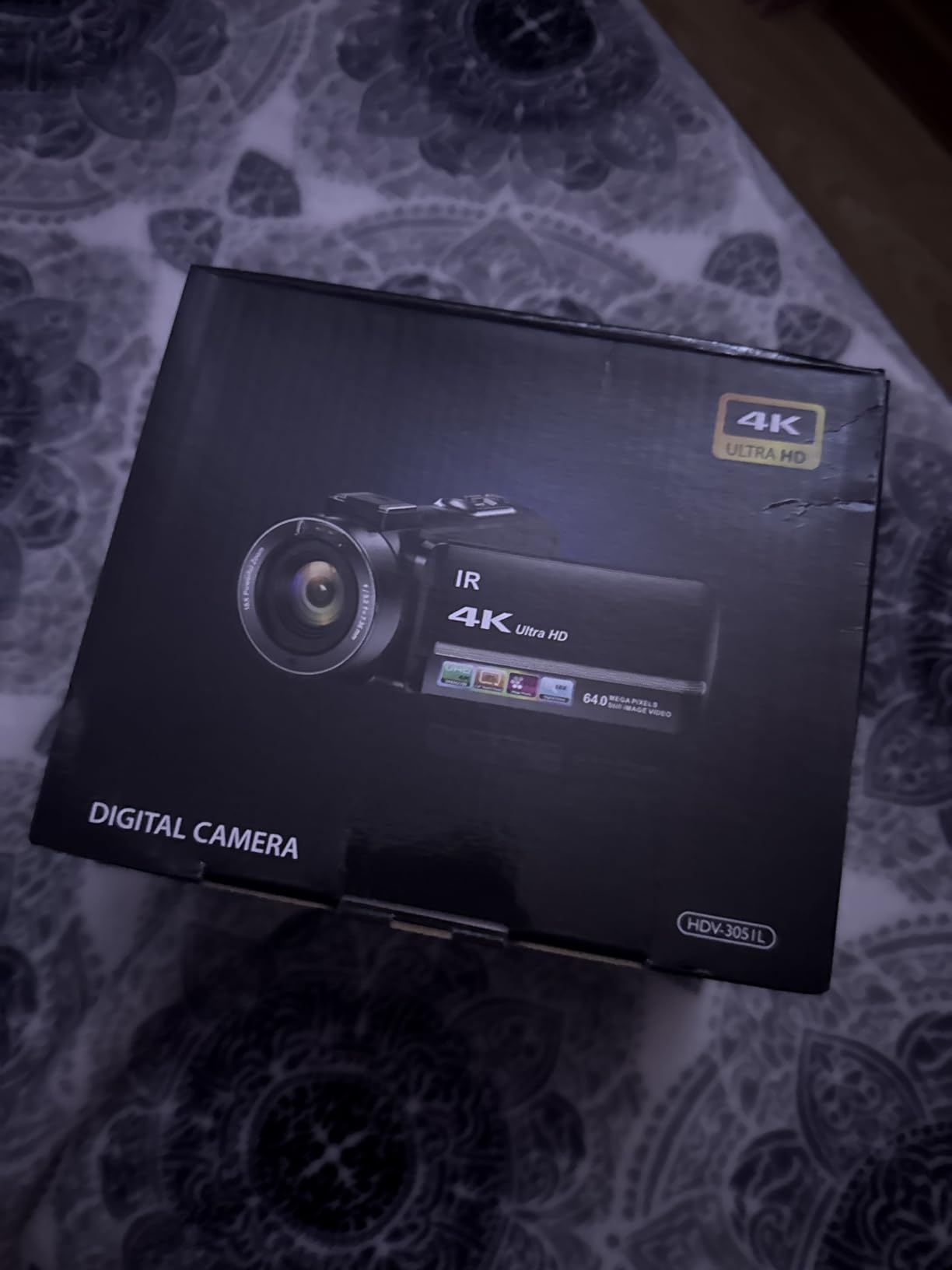 4K Video Camera Camcorder 64MP Vlogging Camera for YouTube 3.0