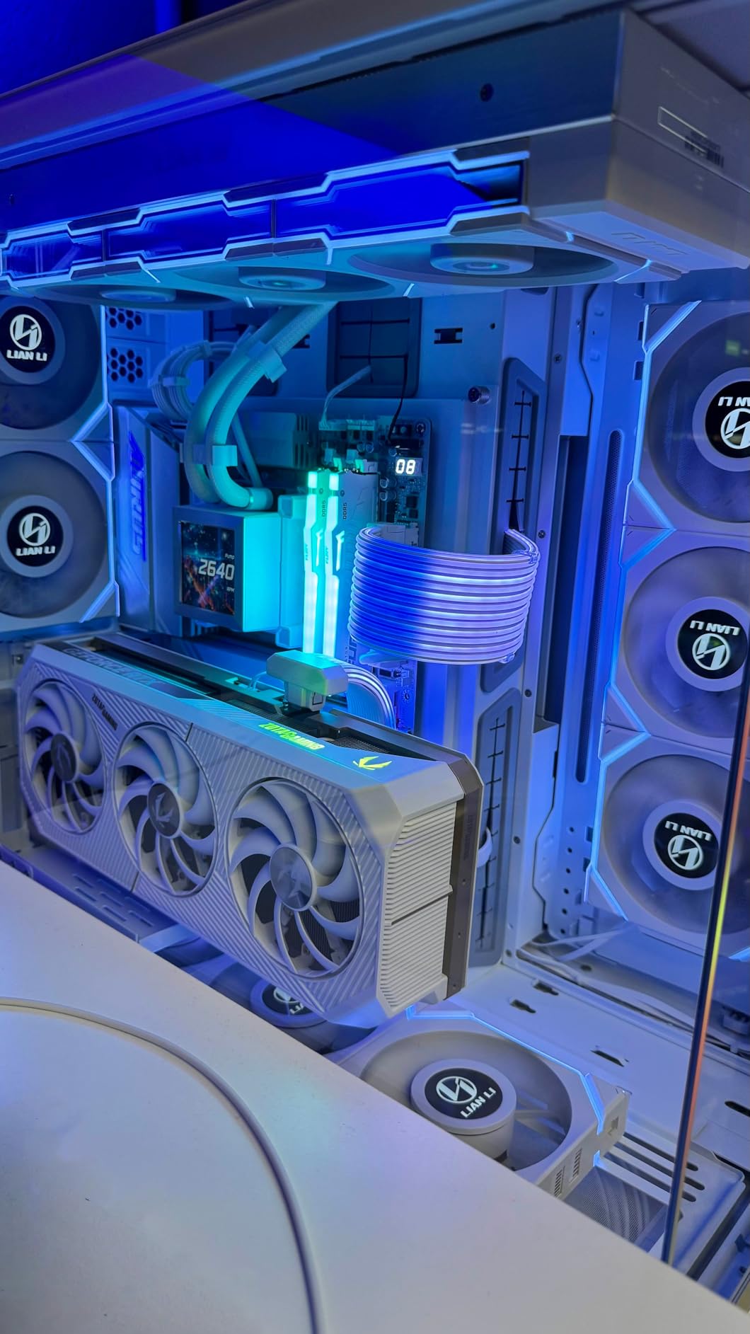 ZOTAC MEK AI-Enhanced Gaming PC Desktop Computer - NVIDIA GeForce RTX 5090, AMD Ryzen 7 9800X3D Up to 5.2GHz, 32GB DDR5 RGB, 2TB NVME M.2 SSD, 1300W 80+ Gold PSU, WiFi 7, Windows 11 - Customer Photo 2