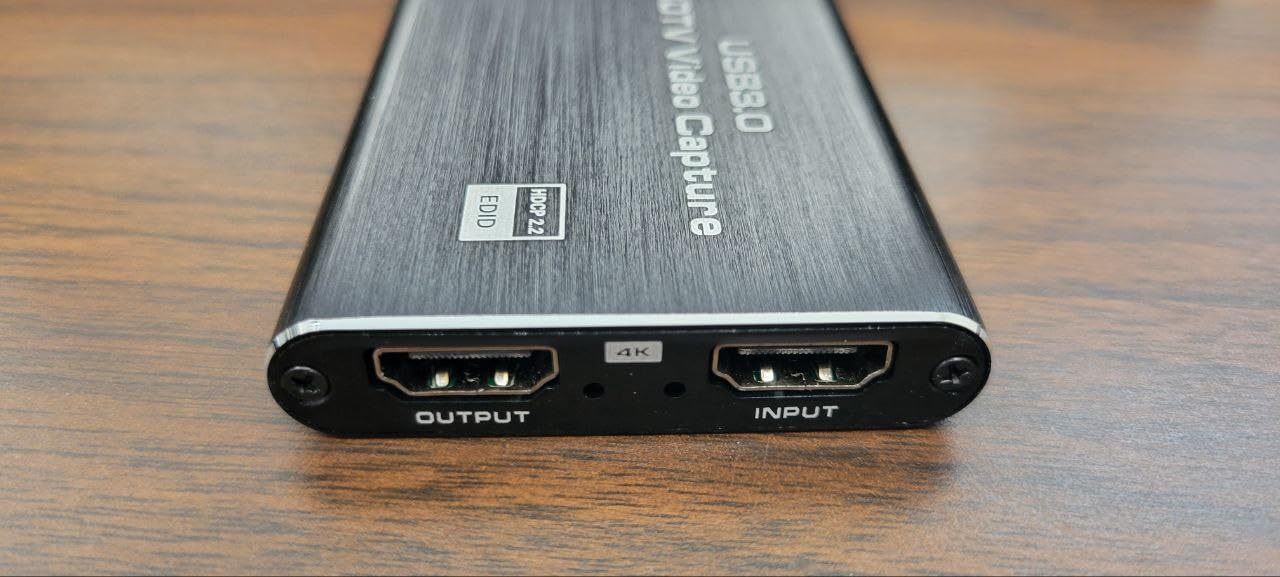 4K HDMI Capture Card for Streaming & Gaming, USB 3.0 Audio Video Capture Device 1080P 60FPS, Low Latency, HDMI Loop Out, Capture Card for PS5, Xbox, Nintendo Switch, PC, Mac, OBS - MSP231 - Customer Photo 4
