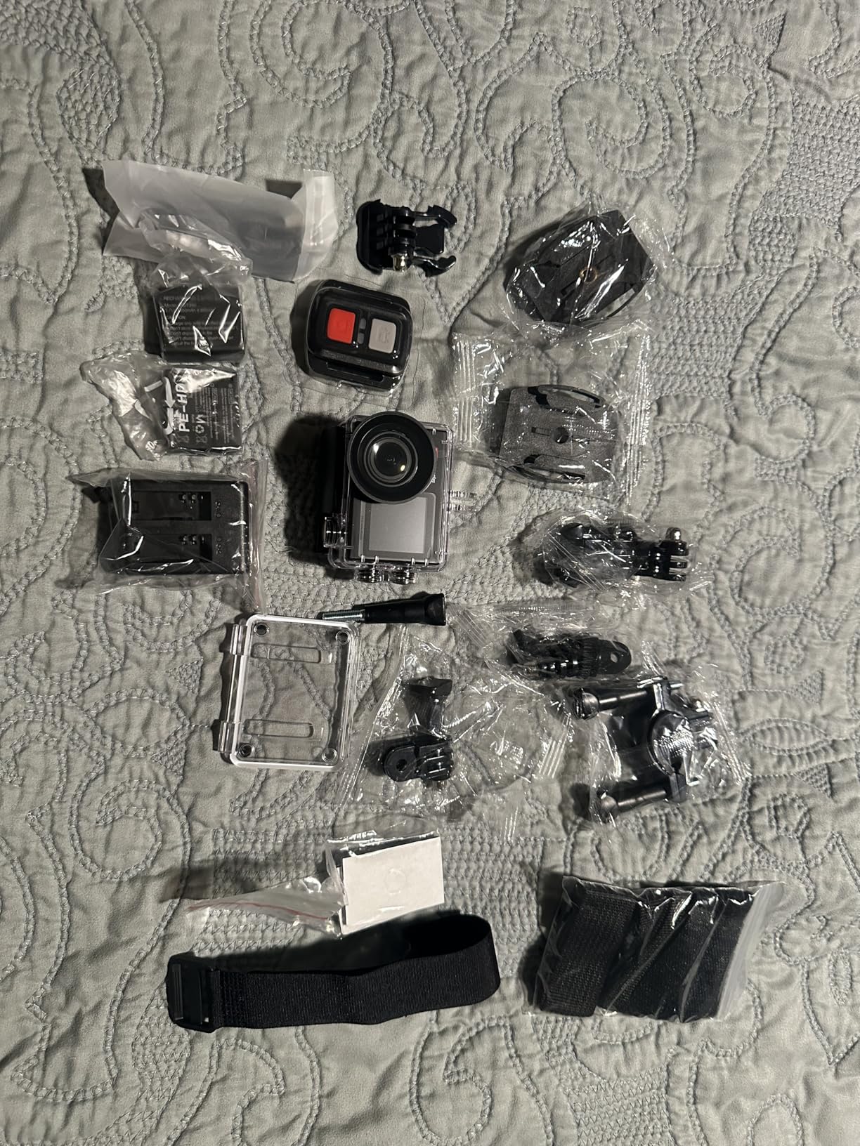 Action Camera 4K 60FPS with Touch Screen 20MP Waterproof Camera Underwater 131FT with EIS for Snorkeling Helmet Bike 170° Wide Angle Remote WiFi 5XZoom - Customer Photo 3