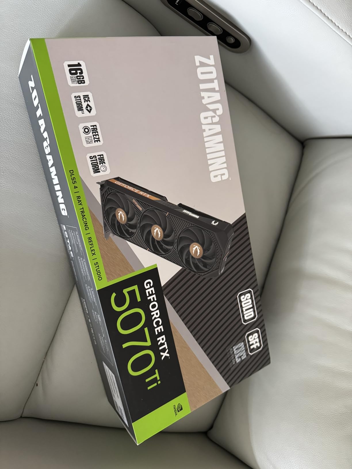 ZOTAC MEK AI-Enhanced Gaming PC Desktop Computer - NVIDIA GeForce RTX 5070 TI, AMD Ryzen 5 7600X up to 5.3GHz, 32GB DDR5 RGB, 2TB NVME M.2 SSD, 850W 80+ Gold PSU, WiFi+BT, Windows 11 - Customer Photo 1