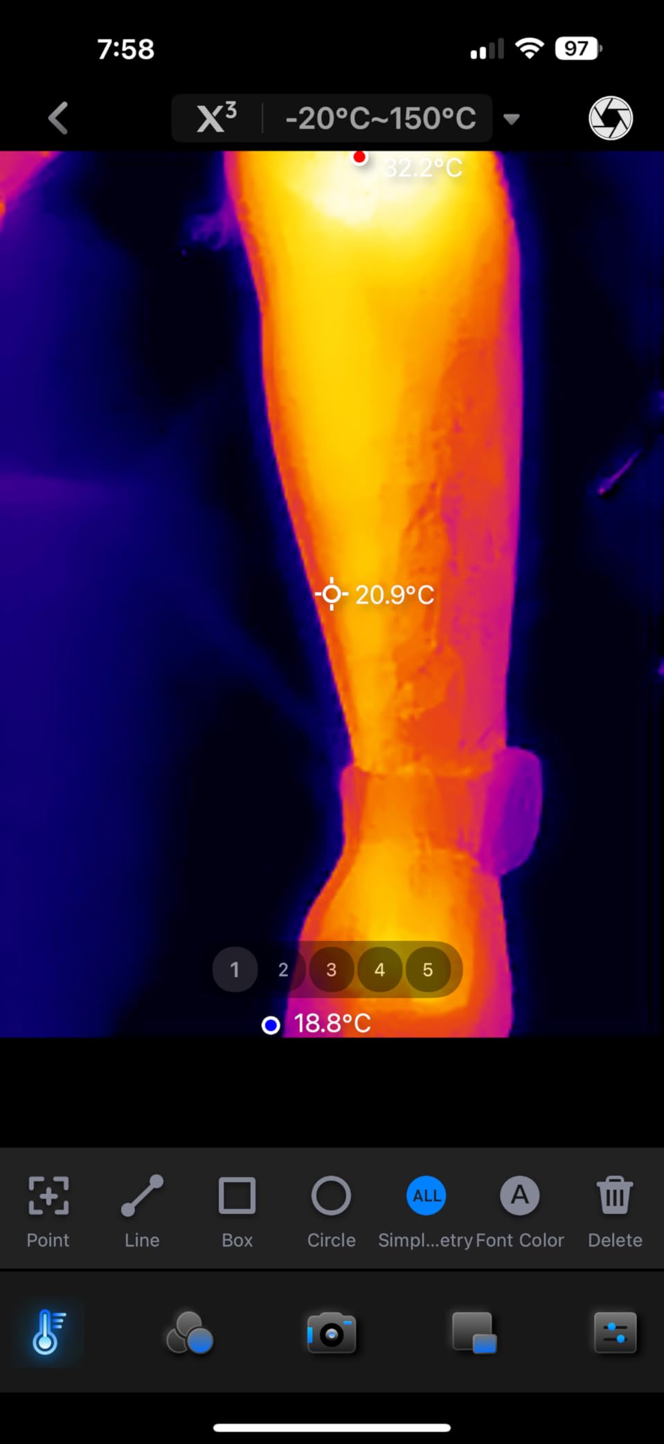 Thermal Imaging Camera for Type-C iPhone, iPad & Android, P1 Infrared Imager with 320x240 Super IR Resolution, 15x Zoom, 3.6℉ Accuracy, -4℉ to 1112℉ High Temp, Home Inspection - Customer Photo 1