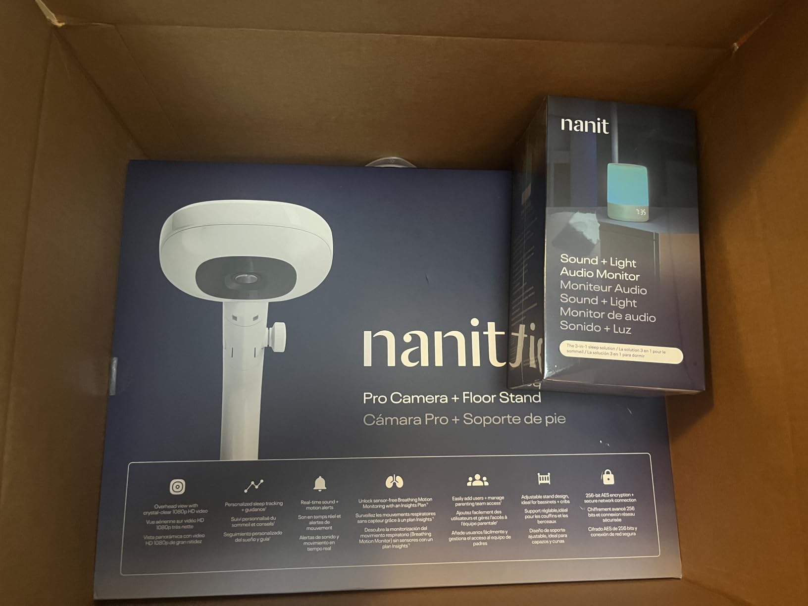 Nanit Essentials Smart Baby Monitor with Wall Mount – 1080p HD Wi-Fi Camera, Sleep Tracking, Two-Way Audio, Night Vision - Customer Photo 1