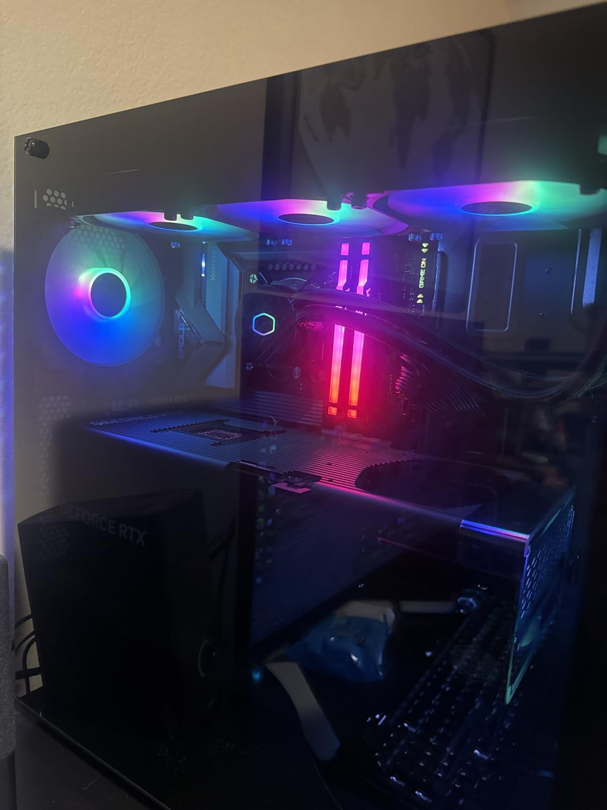 Cooler Master TD5 Pro – Intel Ultra 7 265KF 3.9GHz (5.5 GHz Turbo) | RTX 5080 16GB | Gigabyte Z890 WiFi Motherboard | 32GB DDR5 6000MHz | 2TB Gen4 M.2 | WiFi | Windows 11 | 360 AIO | Gold 850W PC - Customer Photo 1