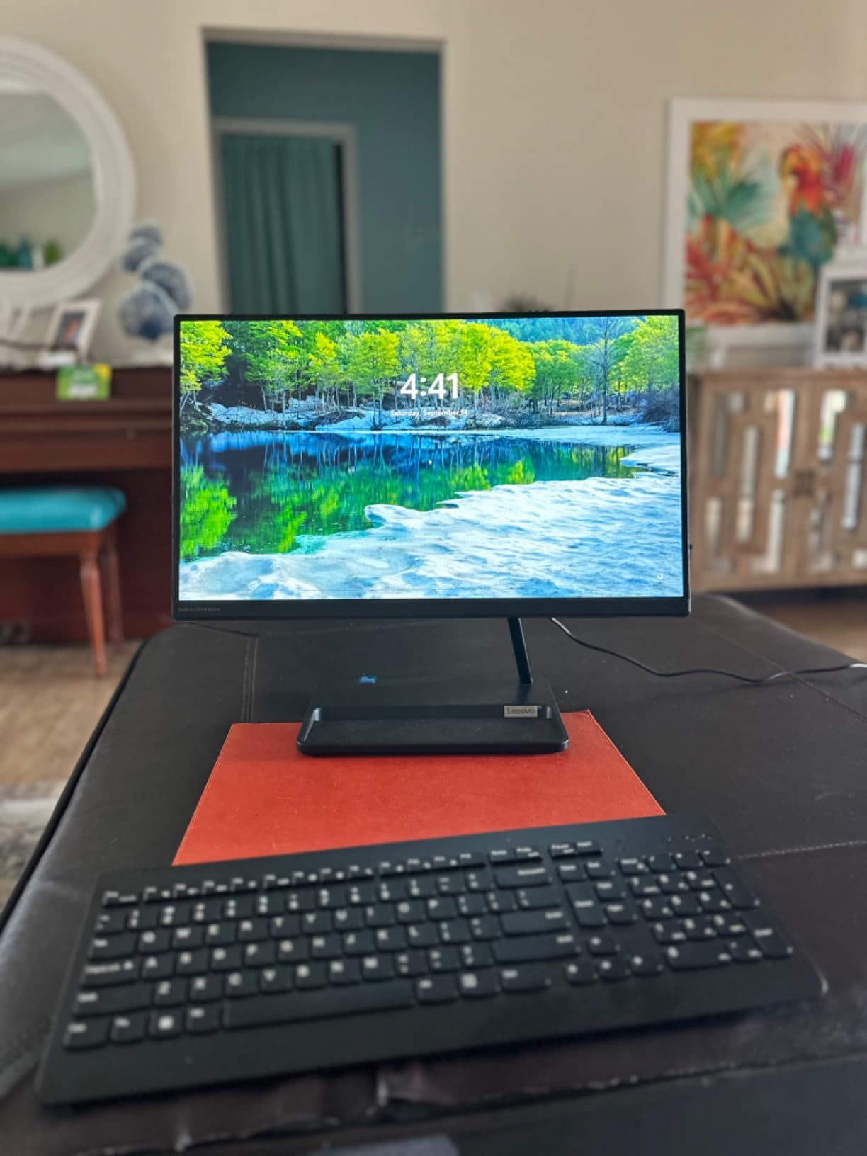 Lenovo ThinkCentre Micro Desktop, 16GB DDR4 RAM, 1TB SSD Drive, AMD Processor & Graphics, Dual-Display Support, Wi-Fi, Bluetooth, USB, RJ-45, Windows 11 Pro, Business-Grade, Home-Friendly - Customer Photo 1