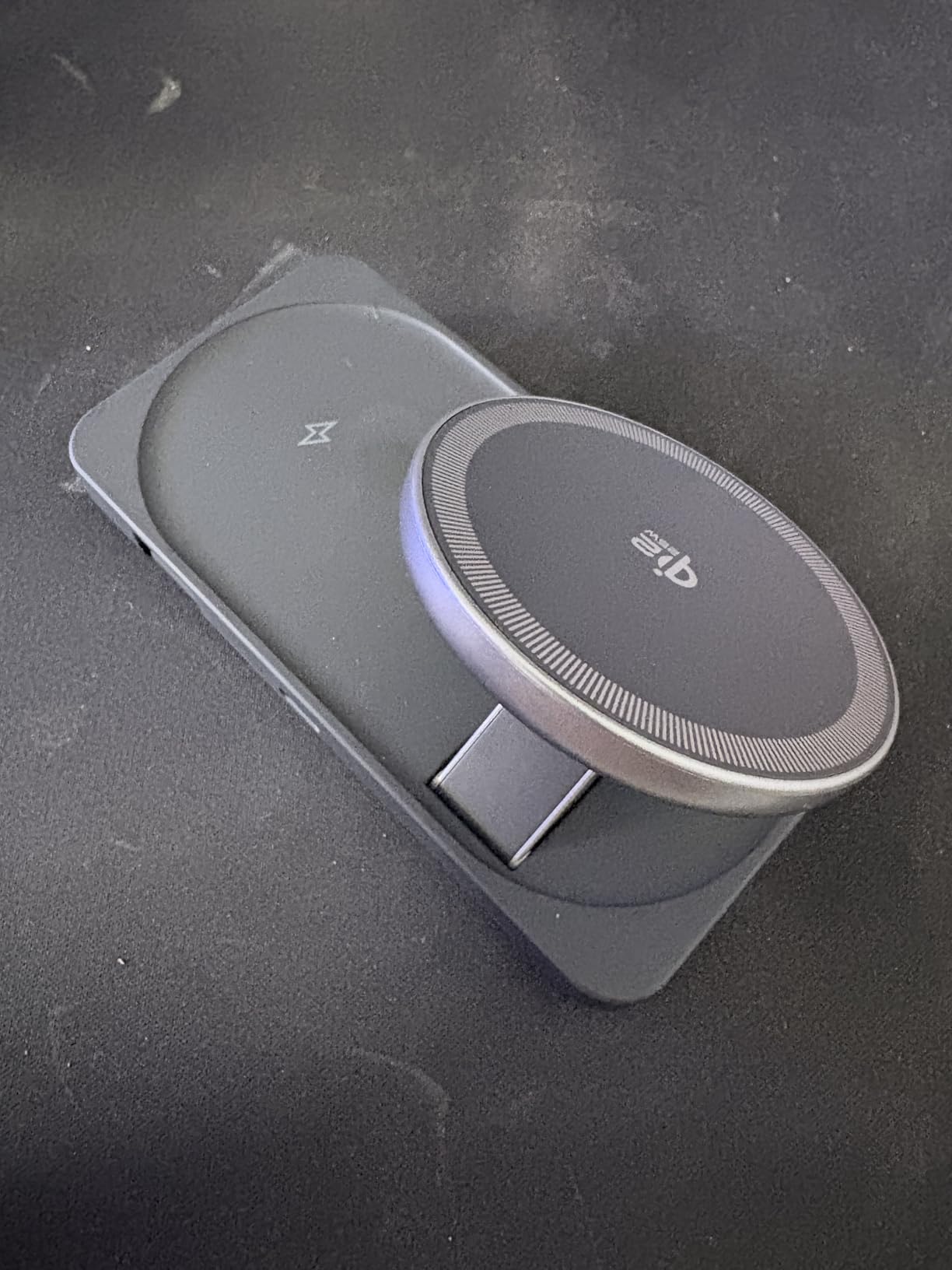 THREEKEY Qi2 25W MagSafe 3-in-1 Wireless Charging Station, MFI Certified by Apple, Fast Foldable Charger Stand for iPhone 17/16/15/14/13/12 Pro Max, Apple Watch, AirPods(45W Adapter Included) - Customer Photo 1