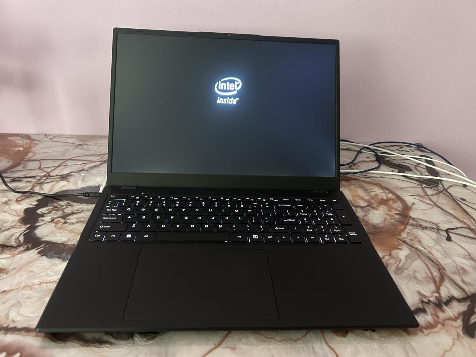 jumper 17.6 Inch Laptop, 4-Core N95 Processor, 16GB DDR5 RAM 640GB SSD, Windows 11 Laptops Computer with 100% sRGB IPS FHD Display, Office 365, Backlit Keyboard, WiFi 6, BT5.2, Type-C, Black - Customer Photo 1