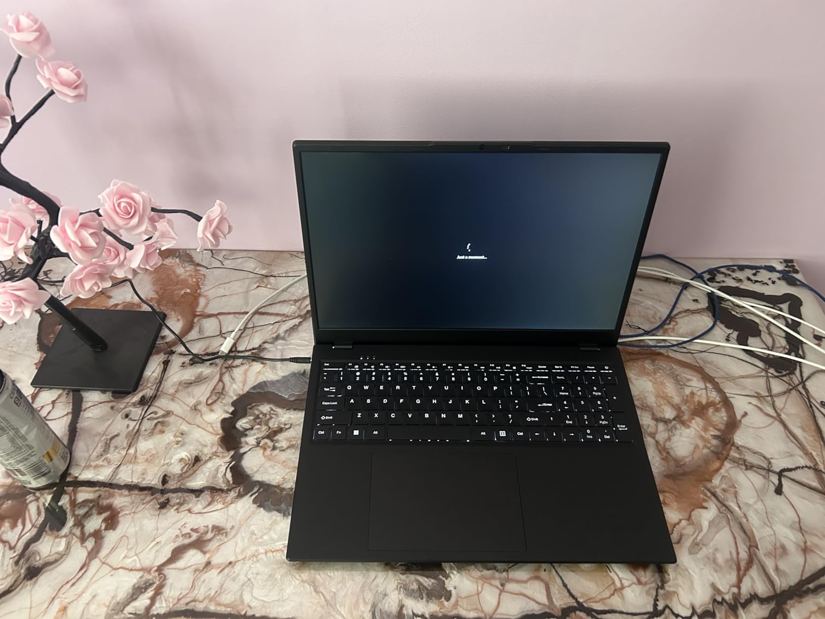 jumper 17.6 Inch Laptop, 4-Core N95 Processor, 16GB DDR5 RAM 640GB SSD, Windows 11 Laptops Computer with 100% sRGB IPS FHD Display, Office 365, Backlit Keyboard, WiFi 6, BT5.2, Type-C, Black - Customer Photo 2