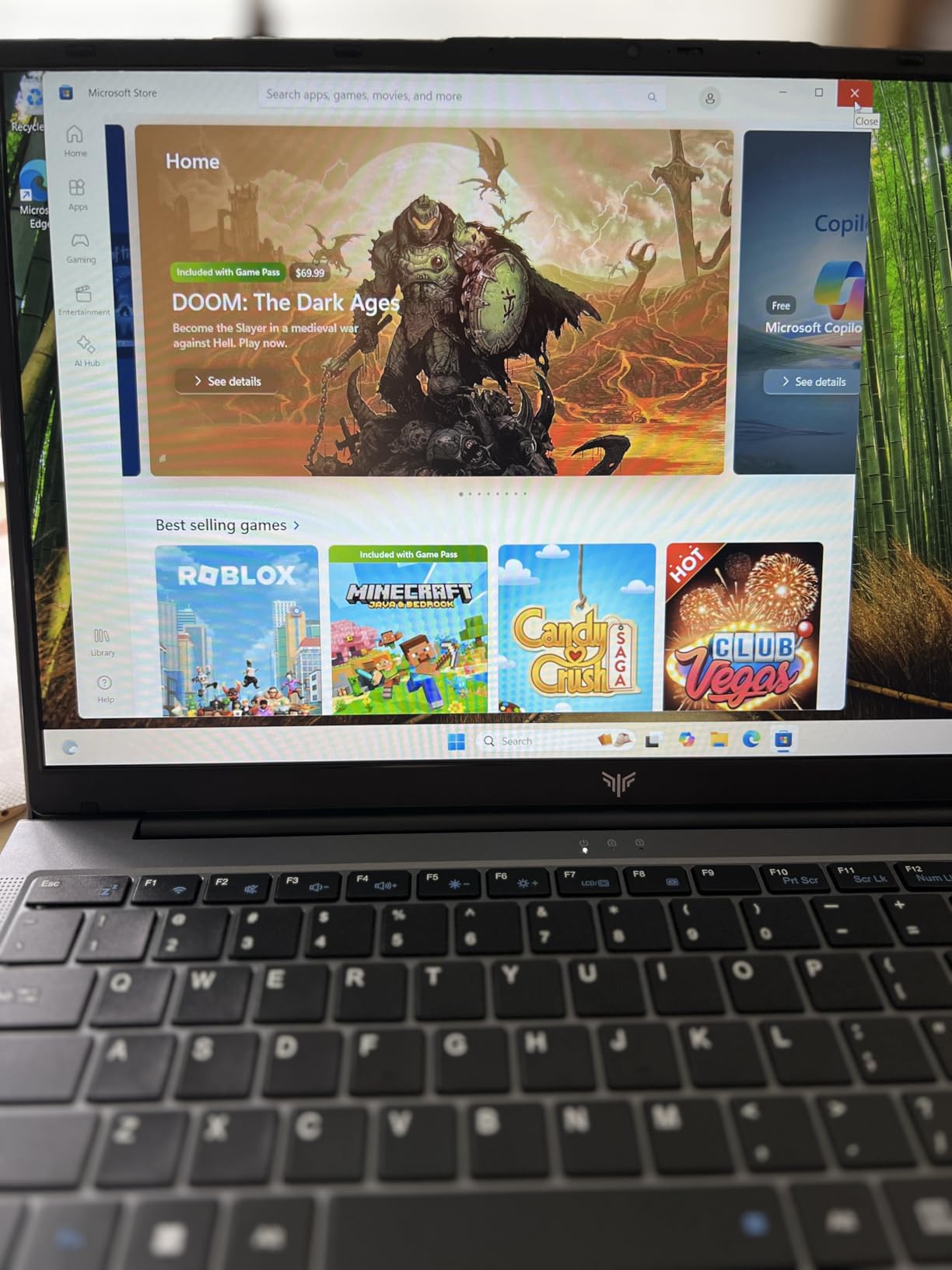 2025 Gaming Laptop with AMD Ryzen7 5000 Series(Up to 4.3GHZ,8C/16T),AMD Radeon Graphics,16GB DDR4x2 512GB SSD Notebook Computer with Numeric Keyboard,15.6 inch IPS Display,WIFI6,Type-C - Customer Photo 2