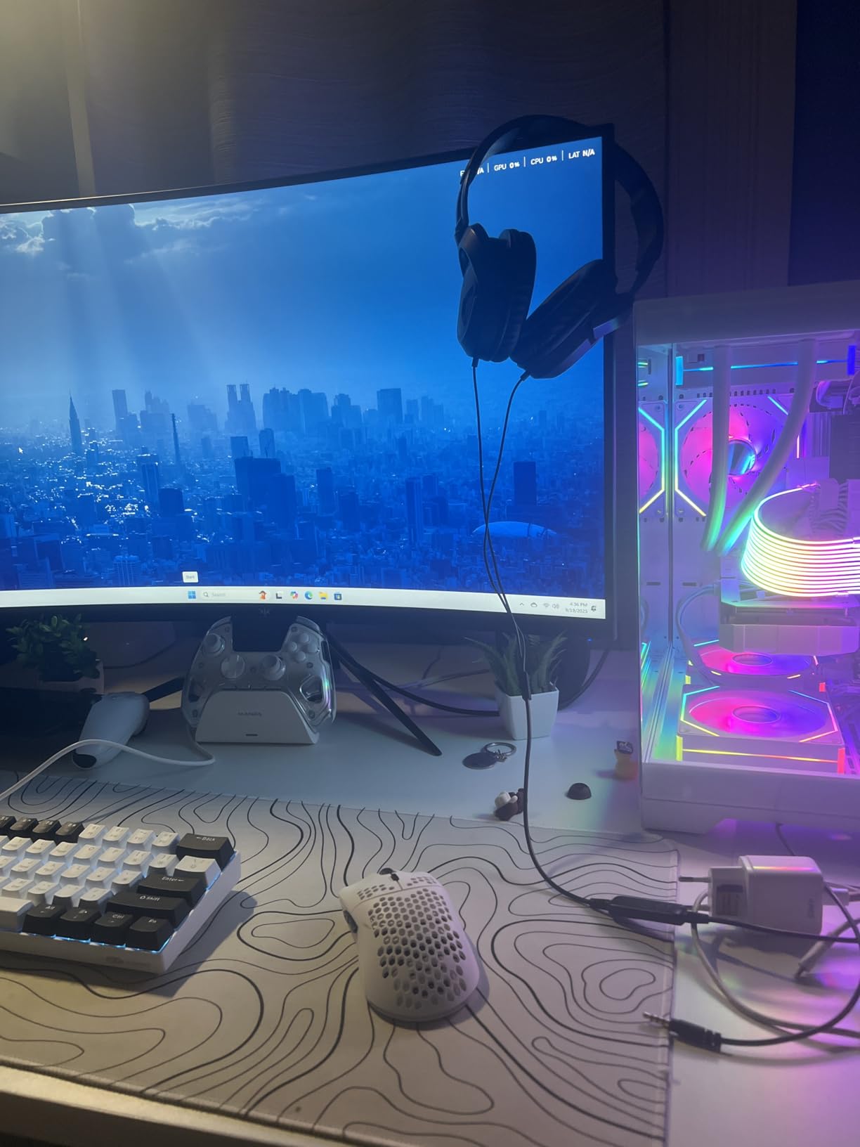 Gaming Desktop PC- AMD Ryzen 5 9600X 6-Core 3.9GHz- AMD RX 9060XT 16GB- 32GB DDR5 RAM- 1TB PCIe SSD- WiFi & BT- PSU 850W- Liquid Cooled PC Computer- Windows 11 Pro- Black - Customer Photo 5