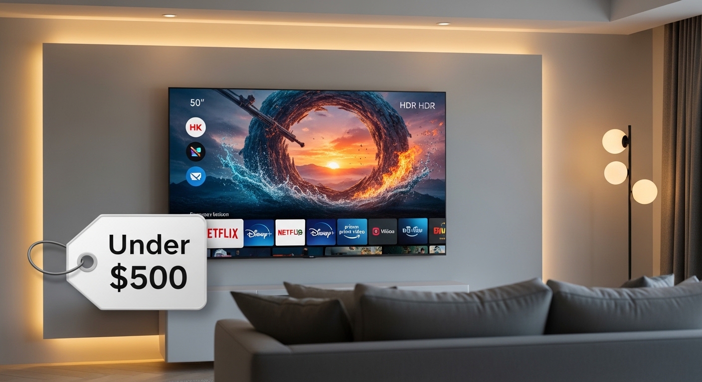 Best 50-inch TVs Under $500
