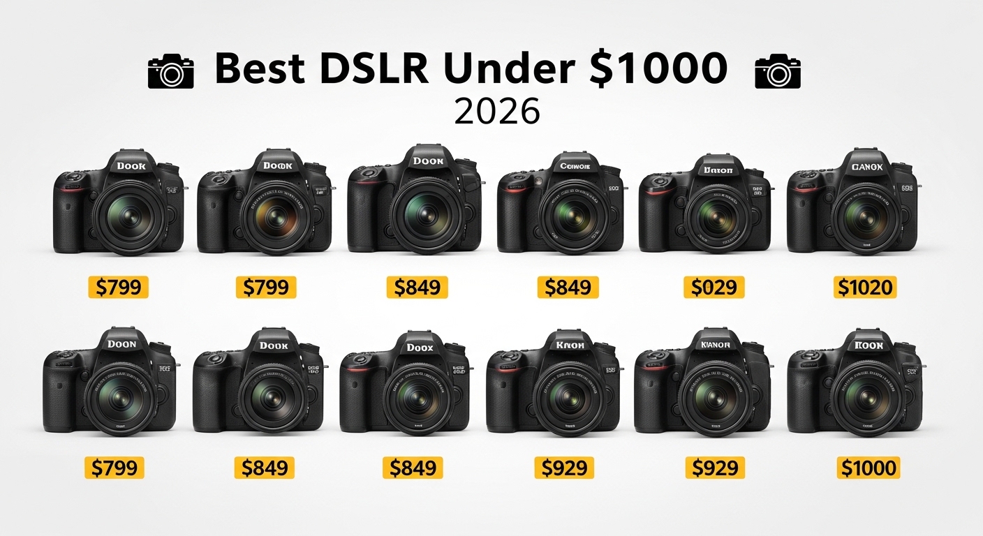 Best DSLR Cameras Under $1000