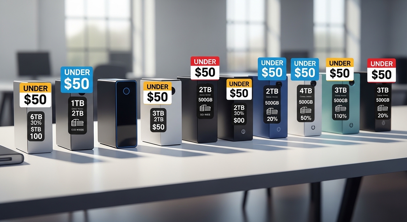Best External Hard Drives Under $50
