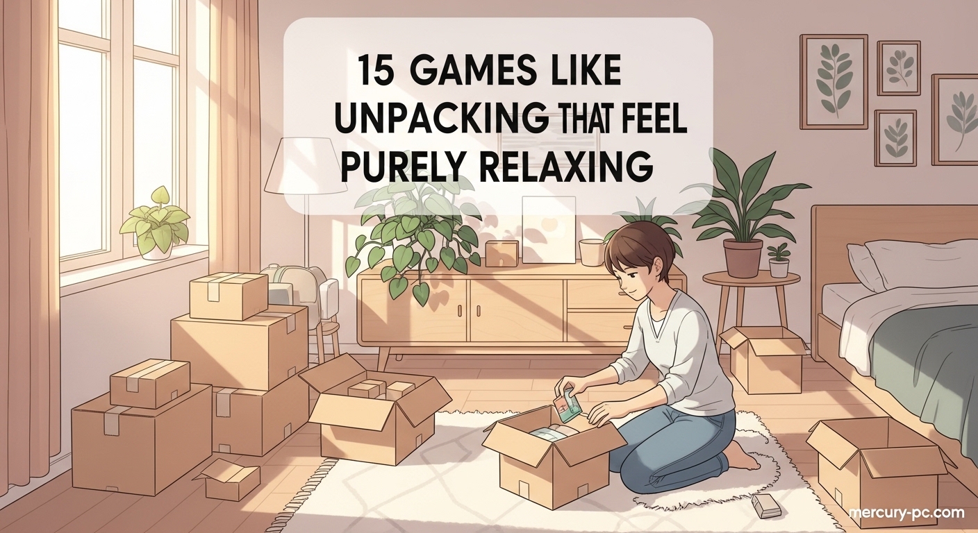 Best Games Like Unpacking for Cozy