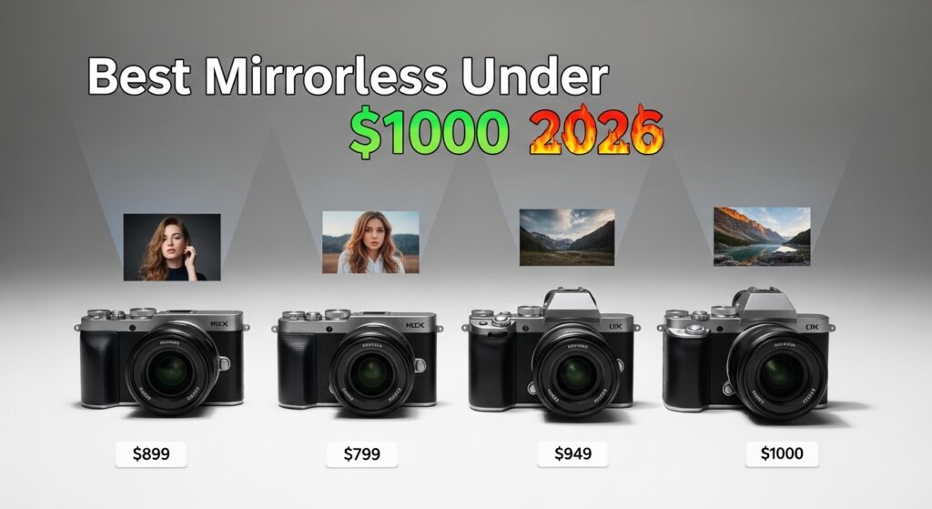 Best Mirrorless Cameras Under $1000