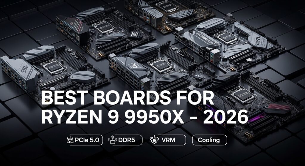 Best Motherboards for AMD Ryzen 9 9950X