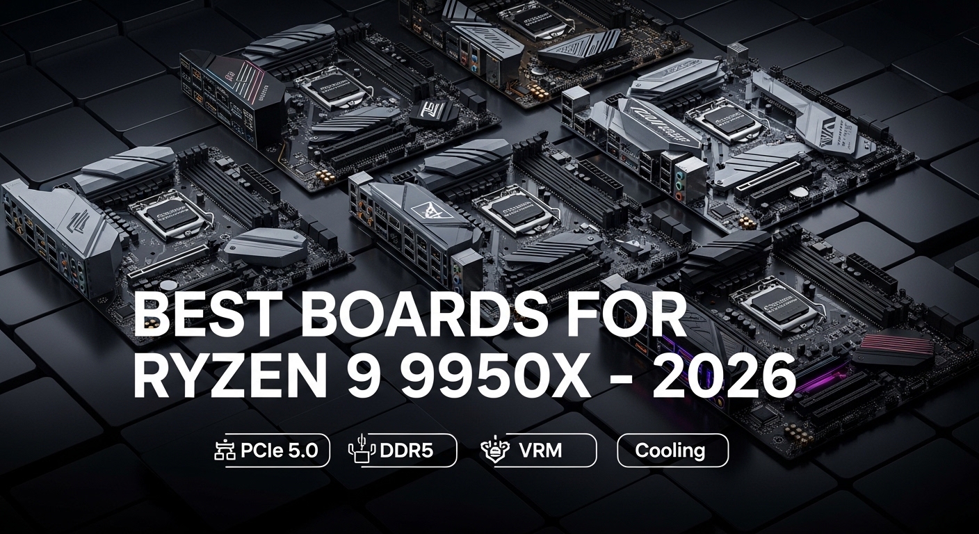 Best Motherboards for AMD Ryzen 9 9950X