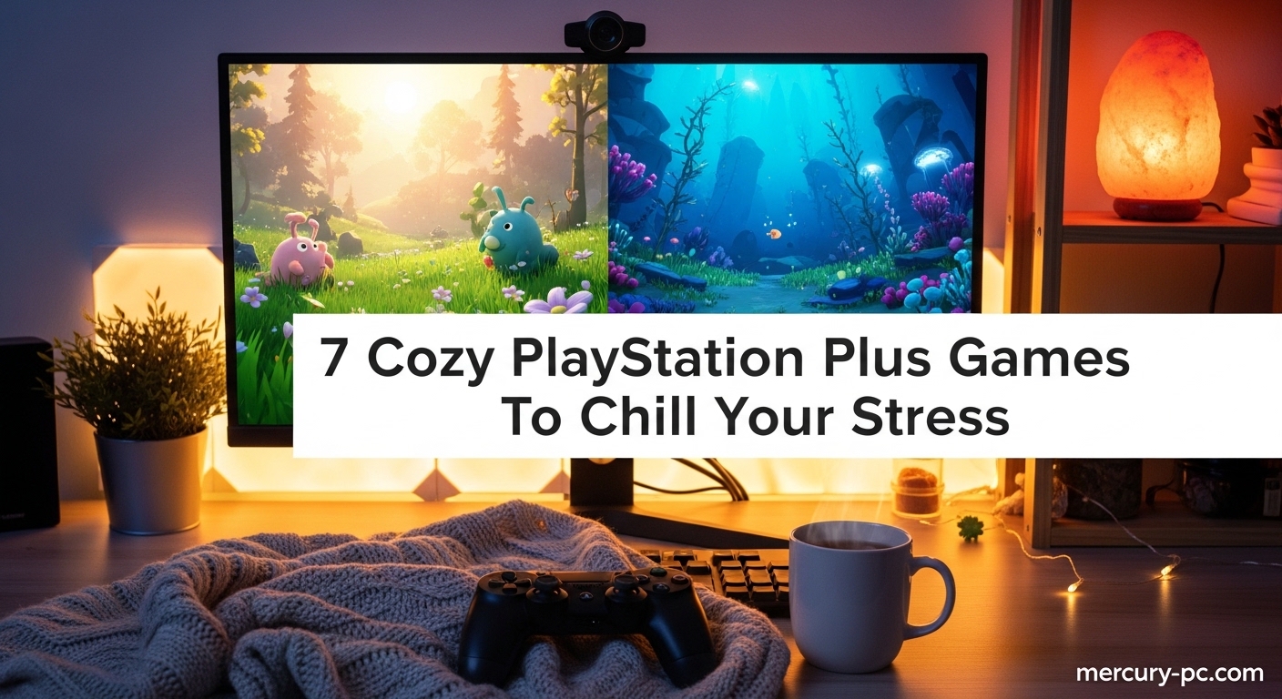 Cozy PlayStation Plus Games for Stress Relief