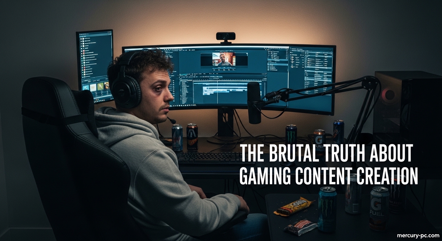 The Brutal Truth About Being a Gaming Content Creator