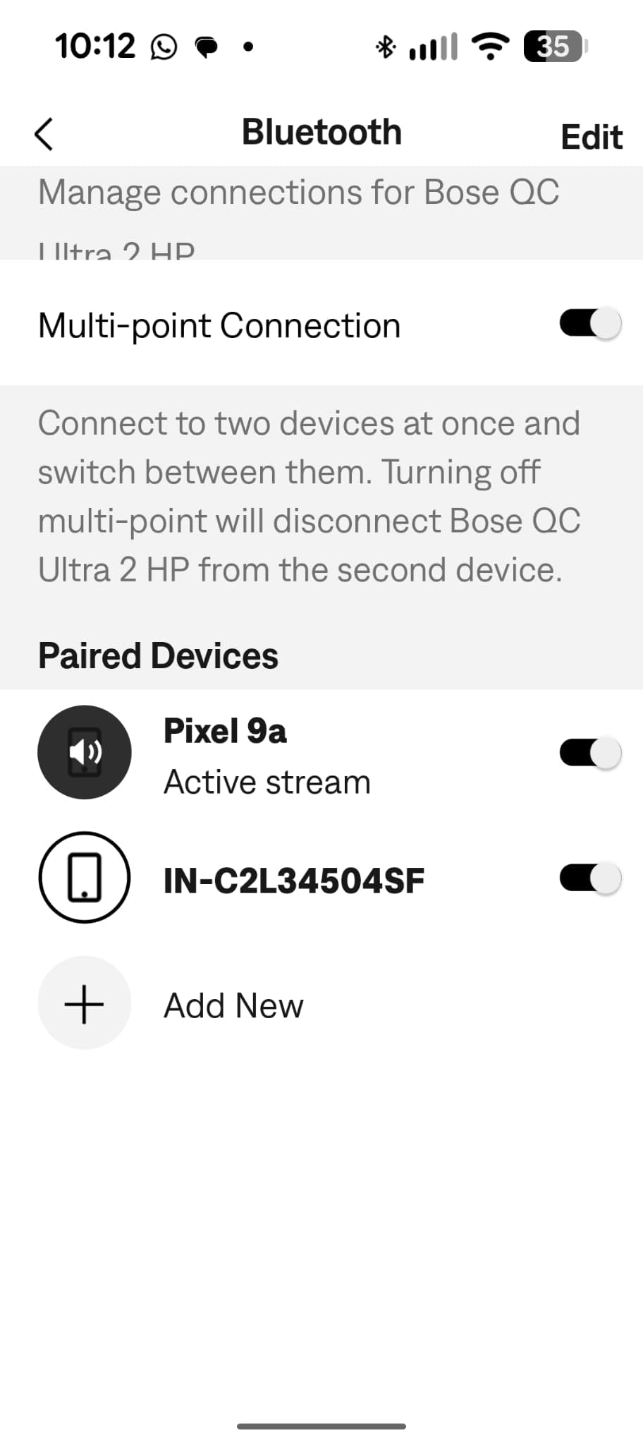 Bose QuietComfort Ultra Bluetooth Headphones (2nd Gen), Wireless Headphones with Spatial Audio, Over Ear Noise Cancelling with Mic, Up to 30 Hours of Play time, Black customer photo 2