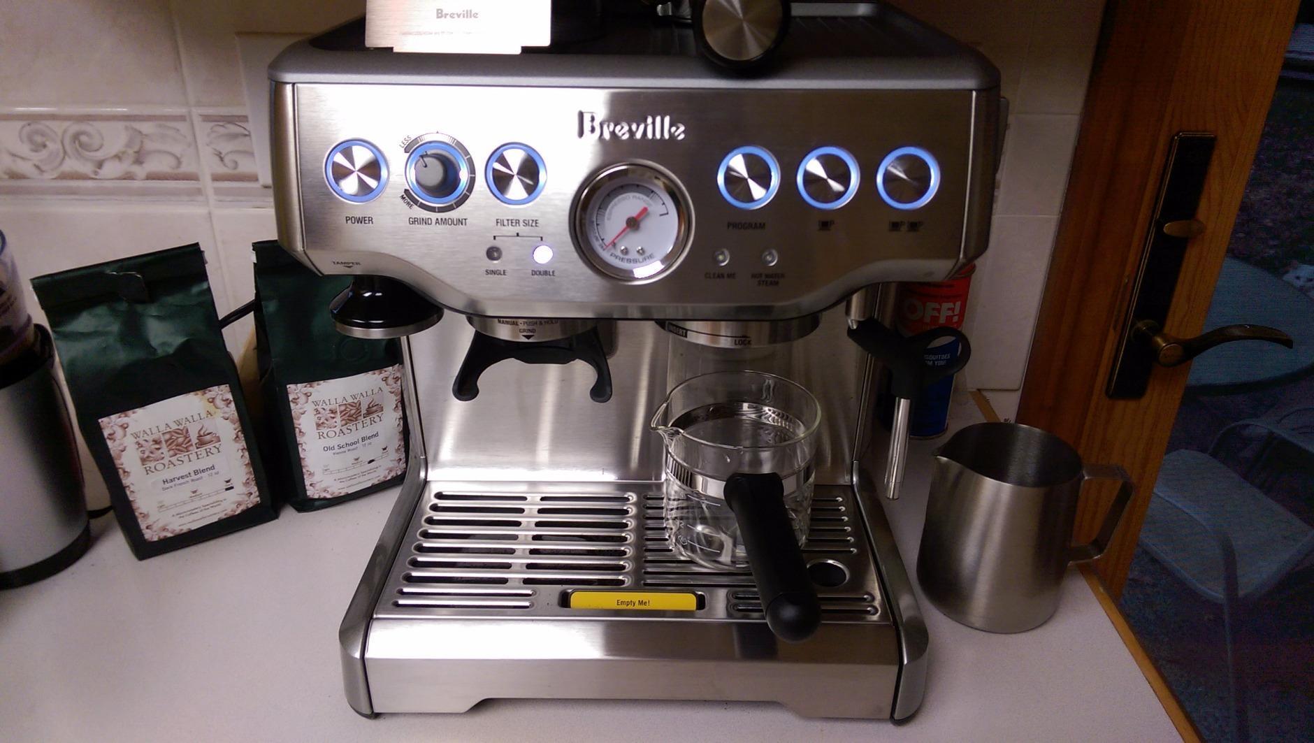 Breville Barista Express Espresso Machine BES870XL, Brushed Stainless Steel customer photo 2