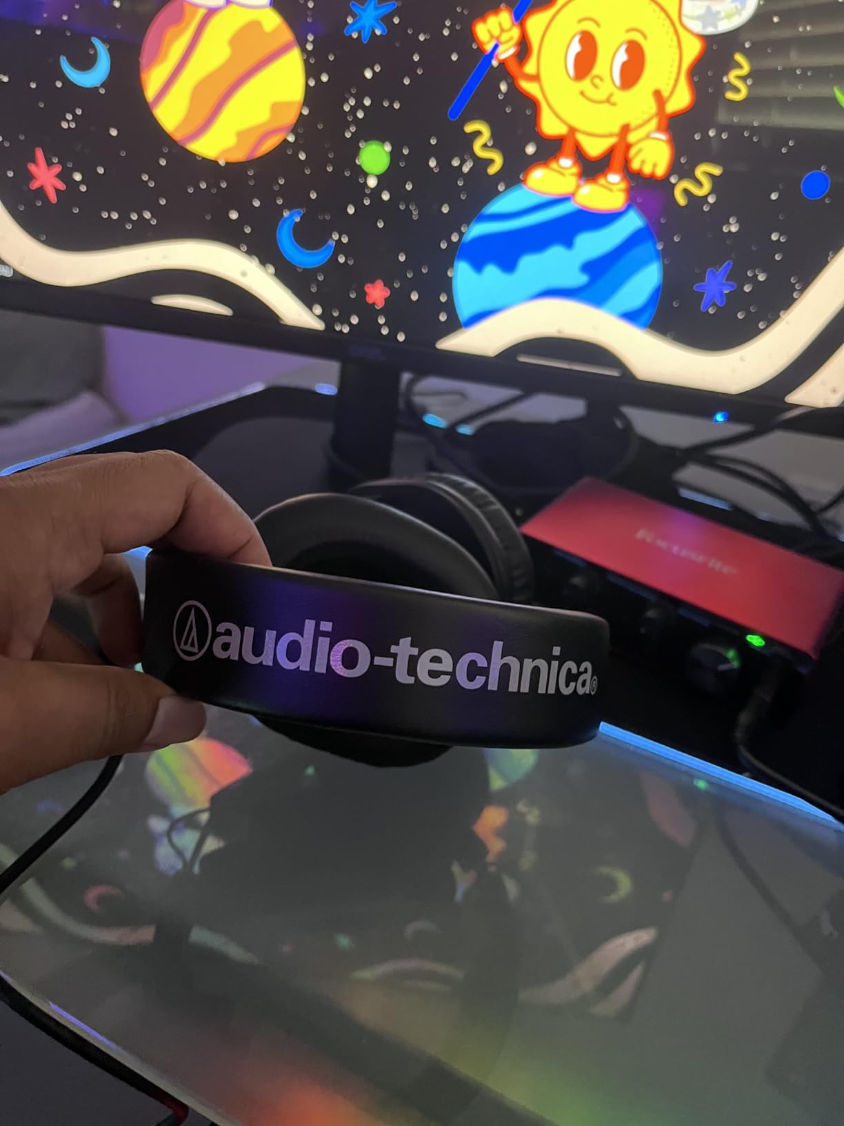 Audio-Technica ATH-M30x Professional Studio Monitor Headphones, Black customer photo 2