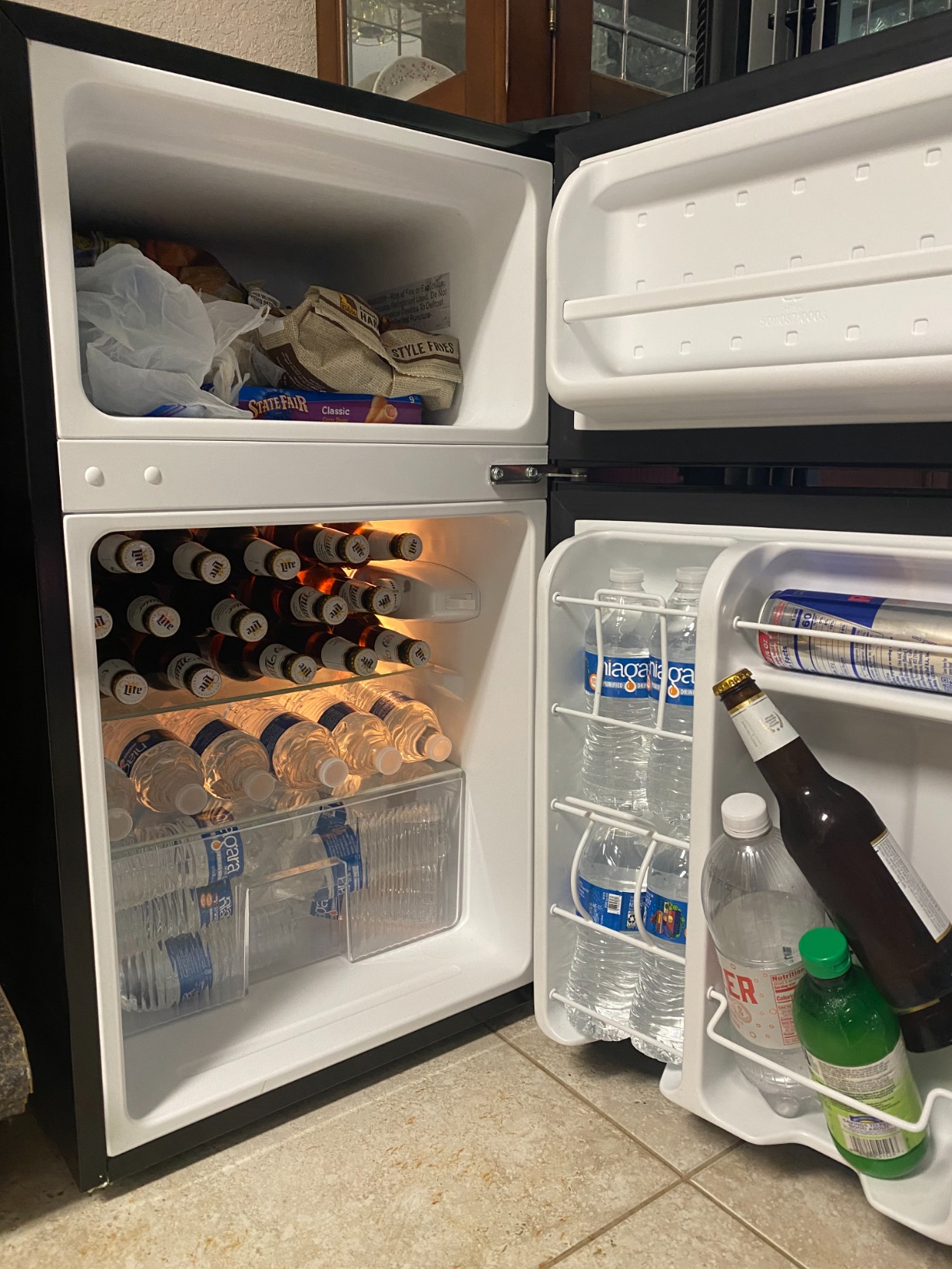 Midea WHD-113FSS1 Double Door Mini Fridge with Freezer, 3.1 cu ft, Stainless Steel customer photo 2