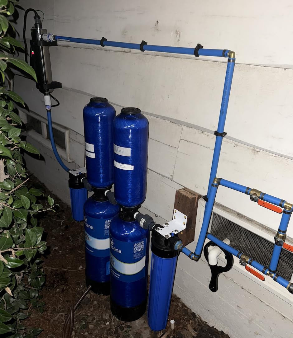 Aquasana Whole House Water Filter System | 1,000,000 Gallons | Salt-Free Softener Alternative | UV, Carbon & KDF | EQ-1000-AST-UV customer photo 2