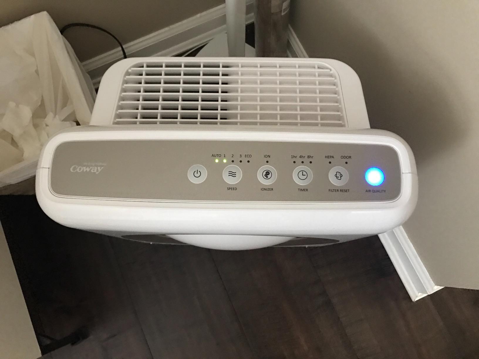 Coway Airmega AP-1512HH(W) True HEPA Purifier with Air Quality Monitoring, Auto, Timer, Filter Indicator, and Eco Mode, White customer photo 2