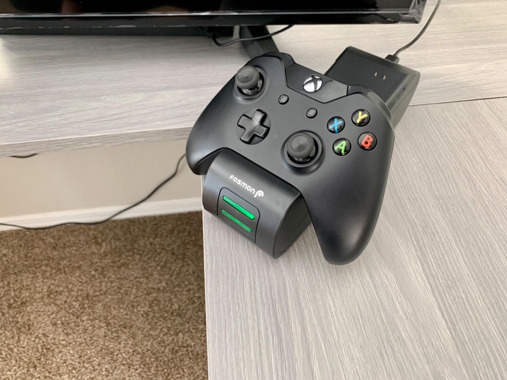 Fosmon Fast Charging for Xbox Controller Charger Station Dock, Black customer photo 1