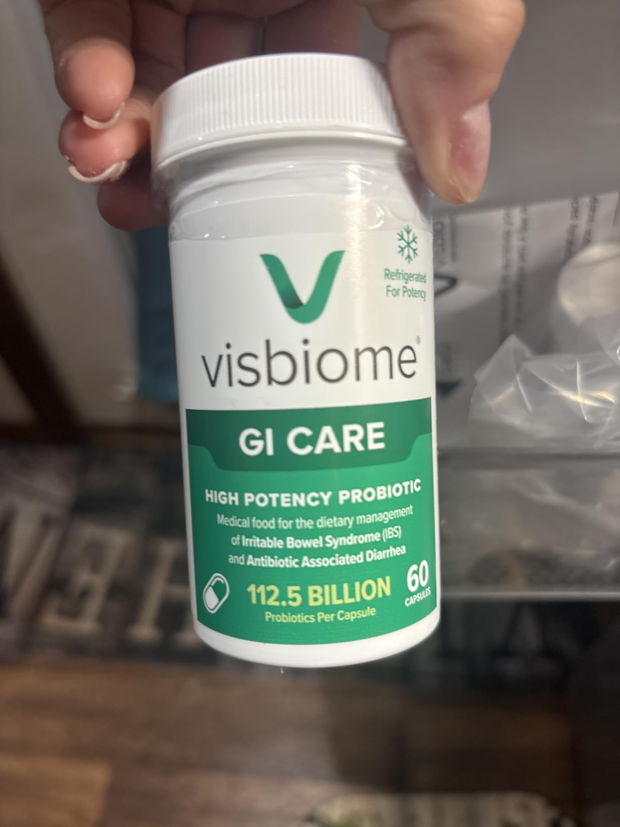 Visbiome GI Care - High Potency Probiotic - 112.5 Billion CFU Live Probiotics, Original De Simone Formulation, Made in USA, 60 Capsules customer photo 1