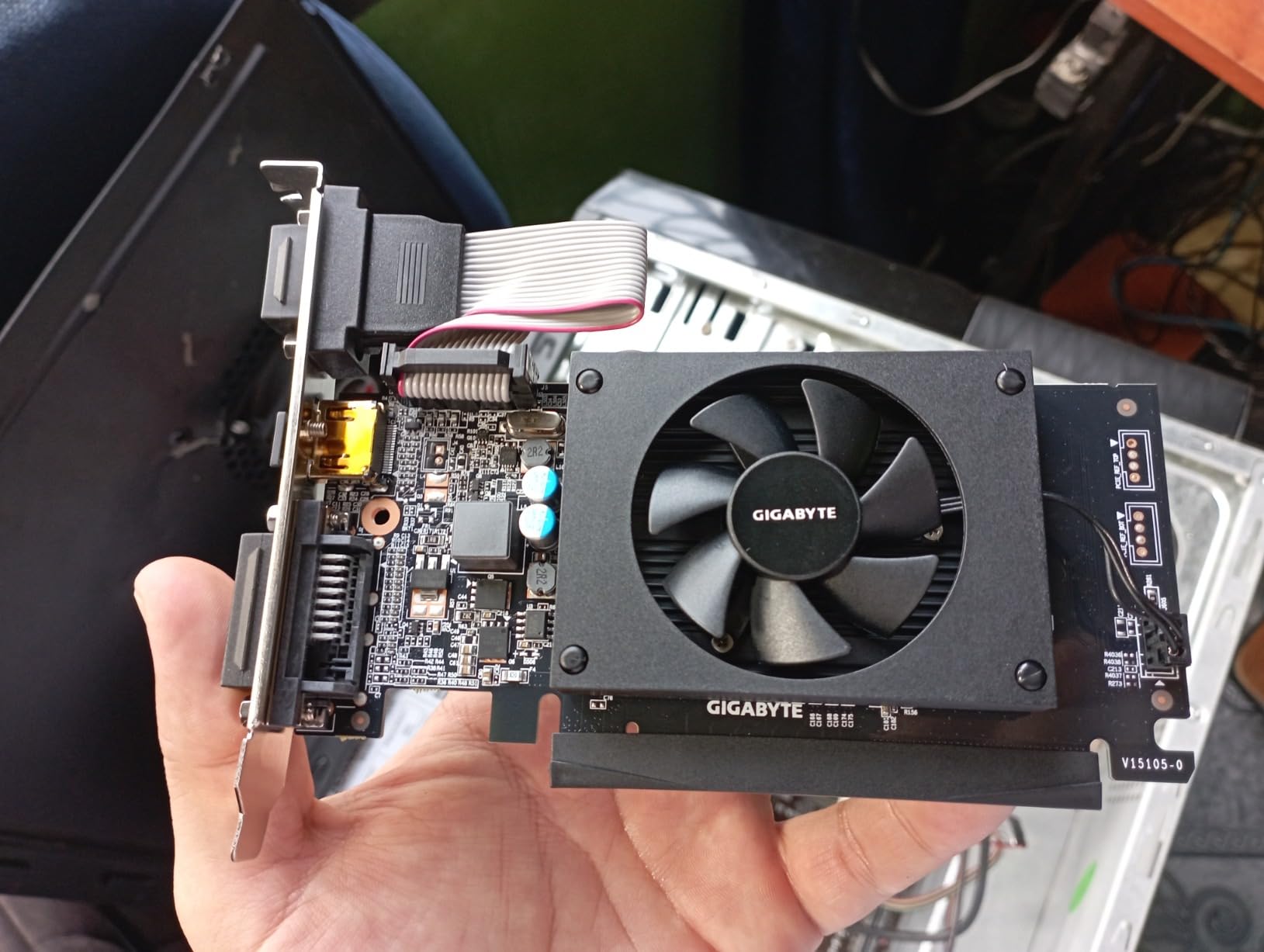 GIGABYTE 2GB RAM DDR3 SDRAM Video Graphics Cards GV-N710D3-2GL REV2.0 for Desktop customer photo 1