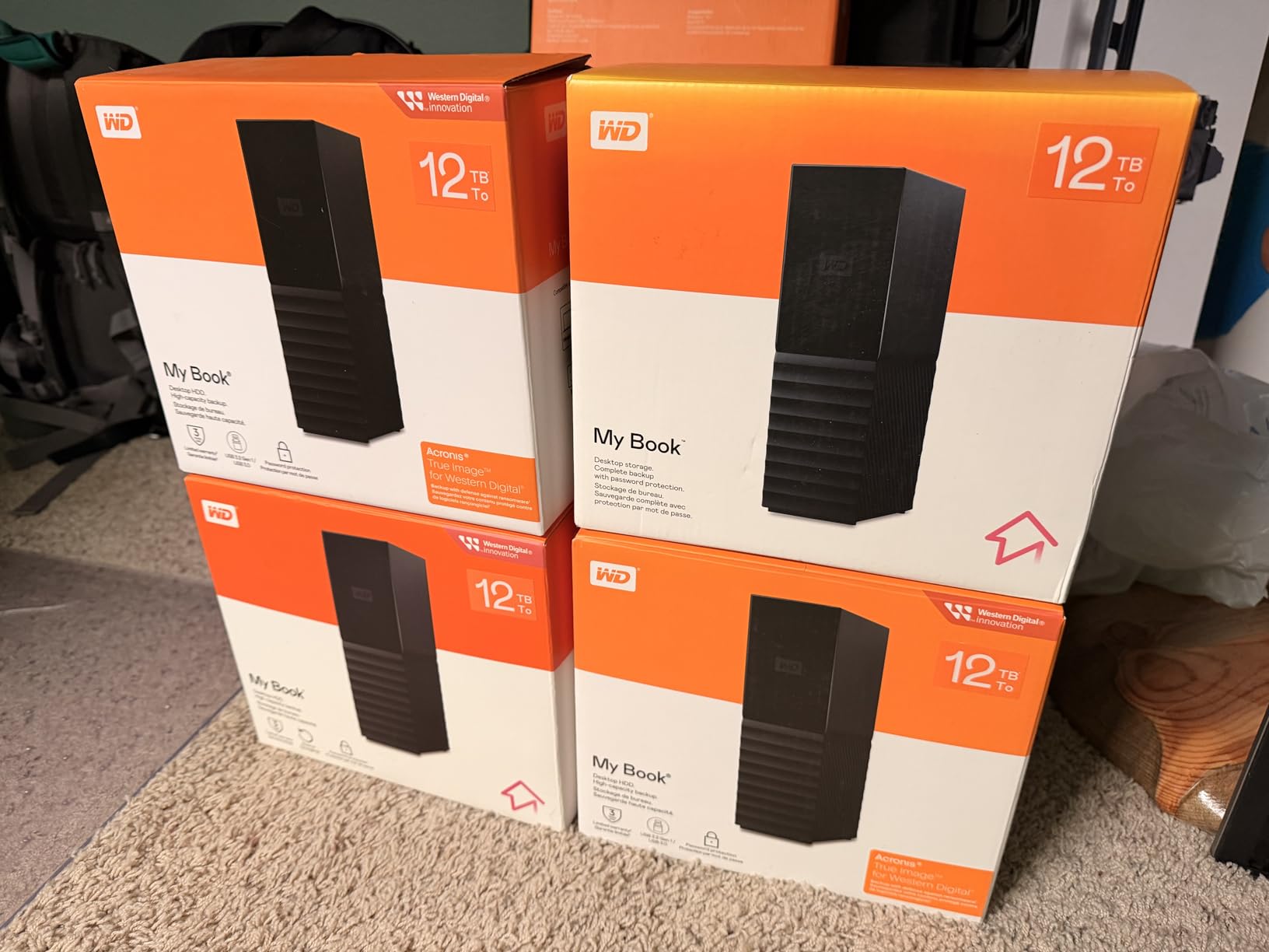 Western Digital 8TB My Book Desktop External Hard Drive, USB 3.0, External HDD with Password Protection and Backup Software - WDBBGB0080HBK-NESN customer photo 2
