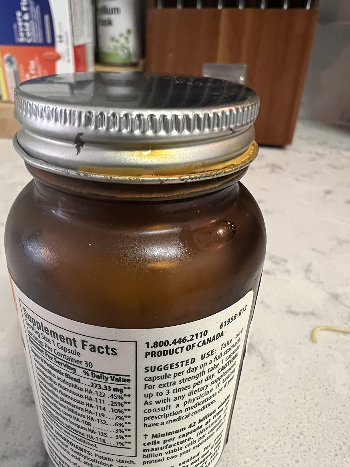 Flora - Super 8 Hi-Potency Probiotic - Daily Probiotic for Gut & Digestive Health - 42 Billion CFU - Contains Lactobacillus & Bifidobacterium Strains - Keep Chilled - 60 Capsules customer photo 1