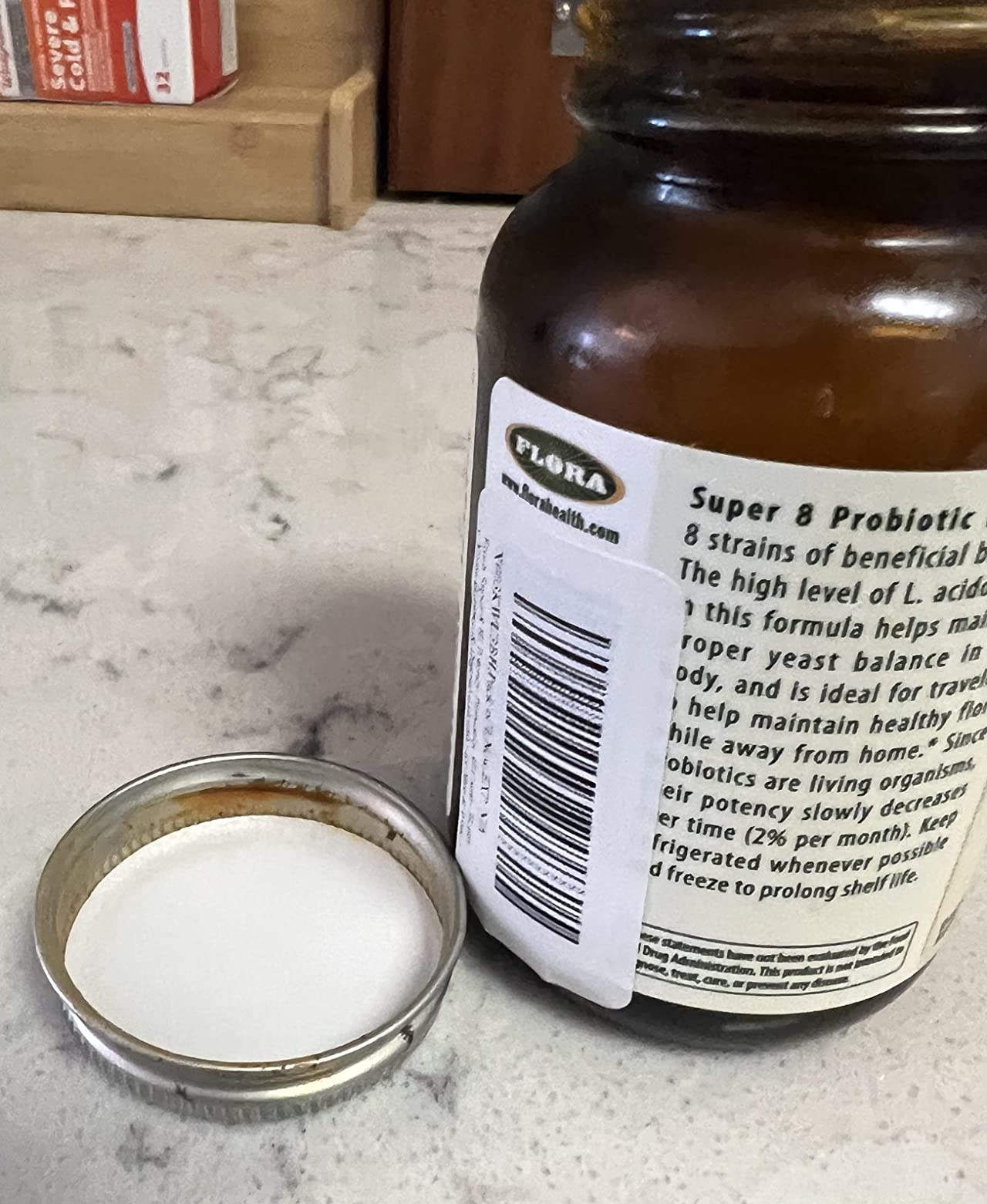 Flora - Super 8 Hi-Potency Probiotic - Daily Probiotic for Gut & Digestive Health - 42 Billion CFU - Contains Lactobacillus & Bifidobacterium Strains - Keep Chilled - 60 Capsules customer photo 2