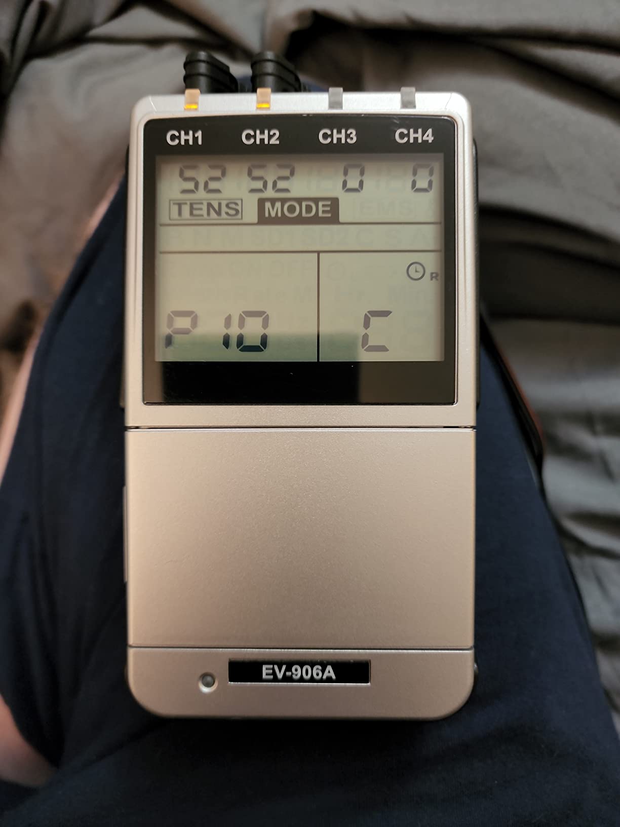 906A Premier 4 Channel Rechargeable TENS EMS Combo Muscle Stimulator for Pain Relief and Muscle Strengthening customer photo 1