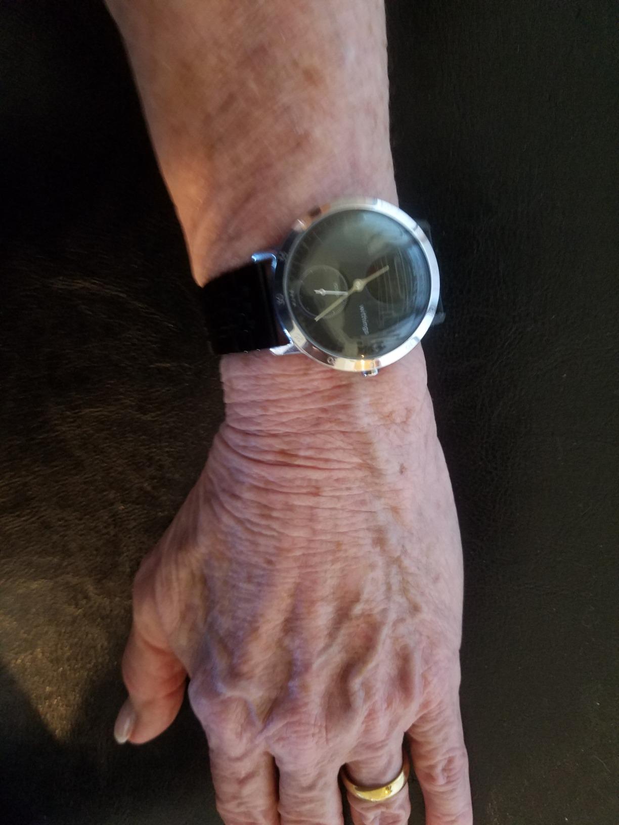 Withings Steel HR - Hybrid Smartwatch - Activity Tracker with Connected GPS, Heart Rate Monitor, Sleep Monitor, Smart Notifications, Water Resistant up to 25-day battery life customer photo 2