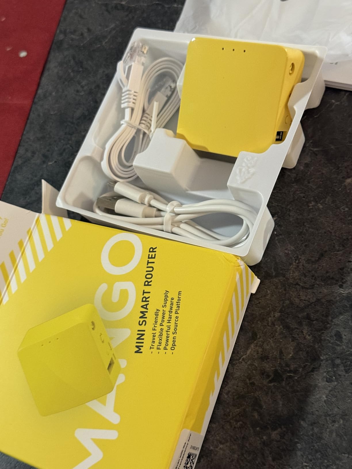 GL.iNet GL-MT300N-V2 (Mango) Portable Mini Travel Wireless Pocket VPN WiFi Router, 2.4GHz 300Mbps, OpenWrt, OpenVPN/WireGuard, 40g customer photo 1
